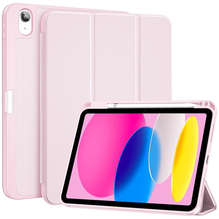 Procase Cover iPad 11" (2025) / 10.9" (2022), Rosa Chiaro