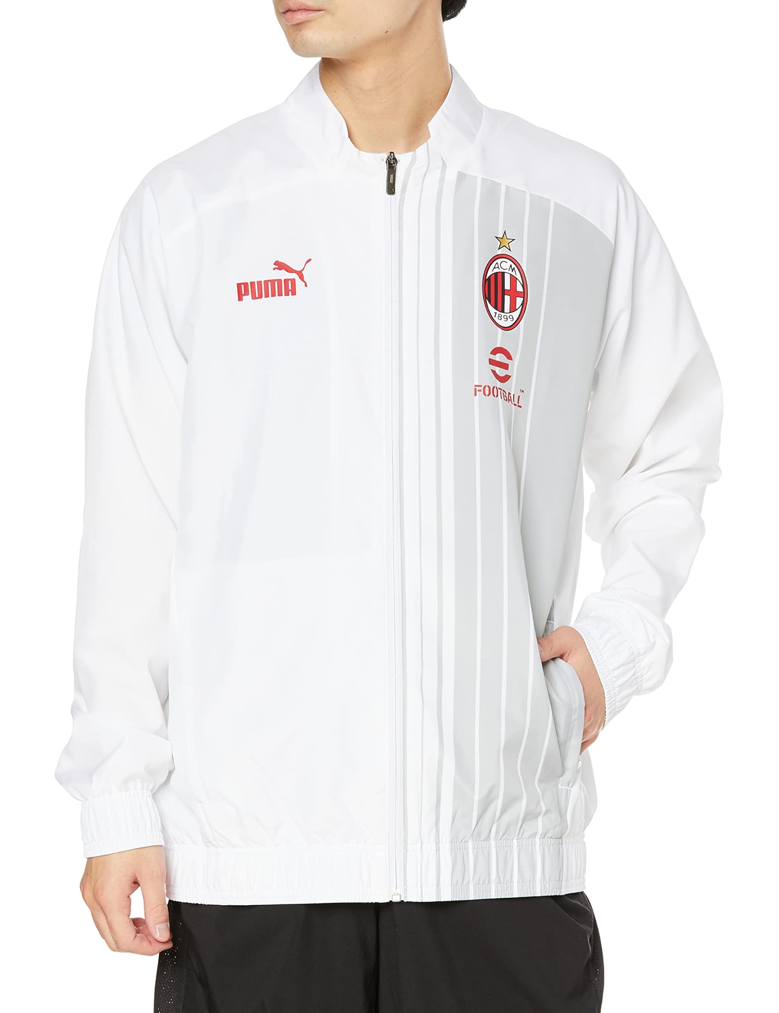 A.C. Milan - Giacca Prematch, Adulto, Unisex