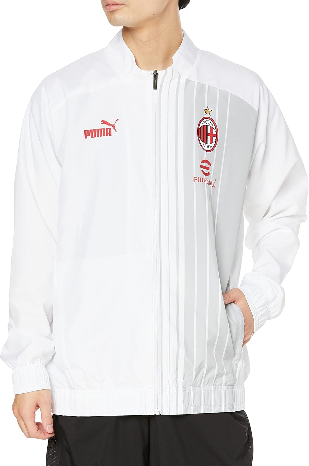 A.C. Milan - Giacca Prematch, Adulto, Unisex - immagine 1