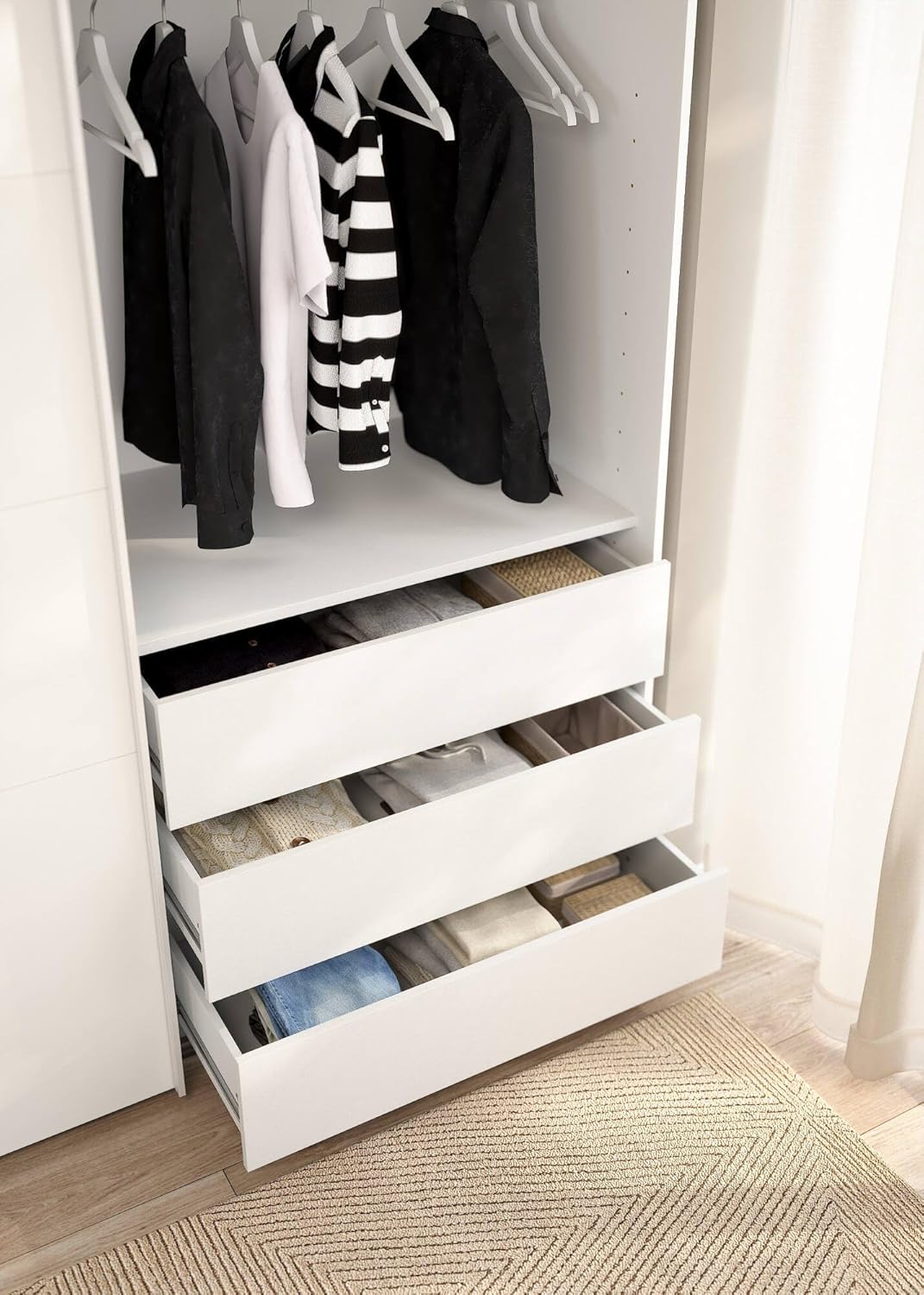 Dmora Mathilde - Cassettiera Settimino Multiuso 87x55 h70 cm - immagine 4