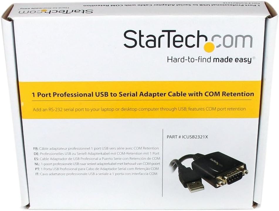 Startech.com Cavo Adattatore USB 2.0 a Seriale RS232 DB9 - immagine 3