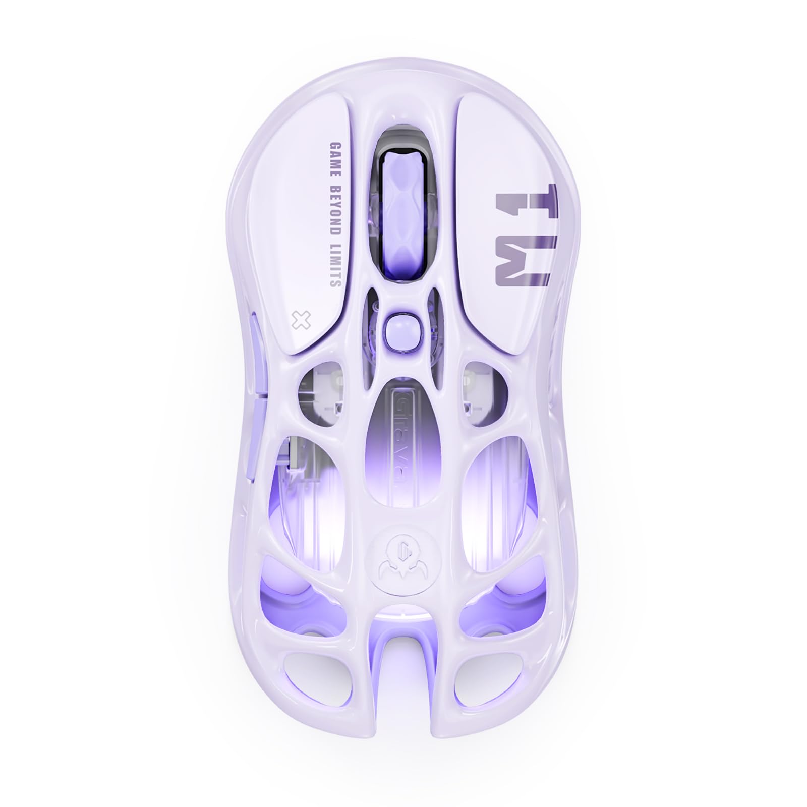 Gravastar Mercury M1 Pro - Mouse Gaming 26.000 DPI, Viola