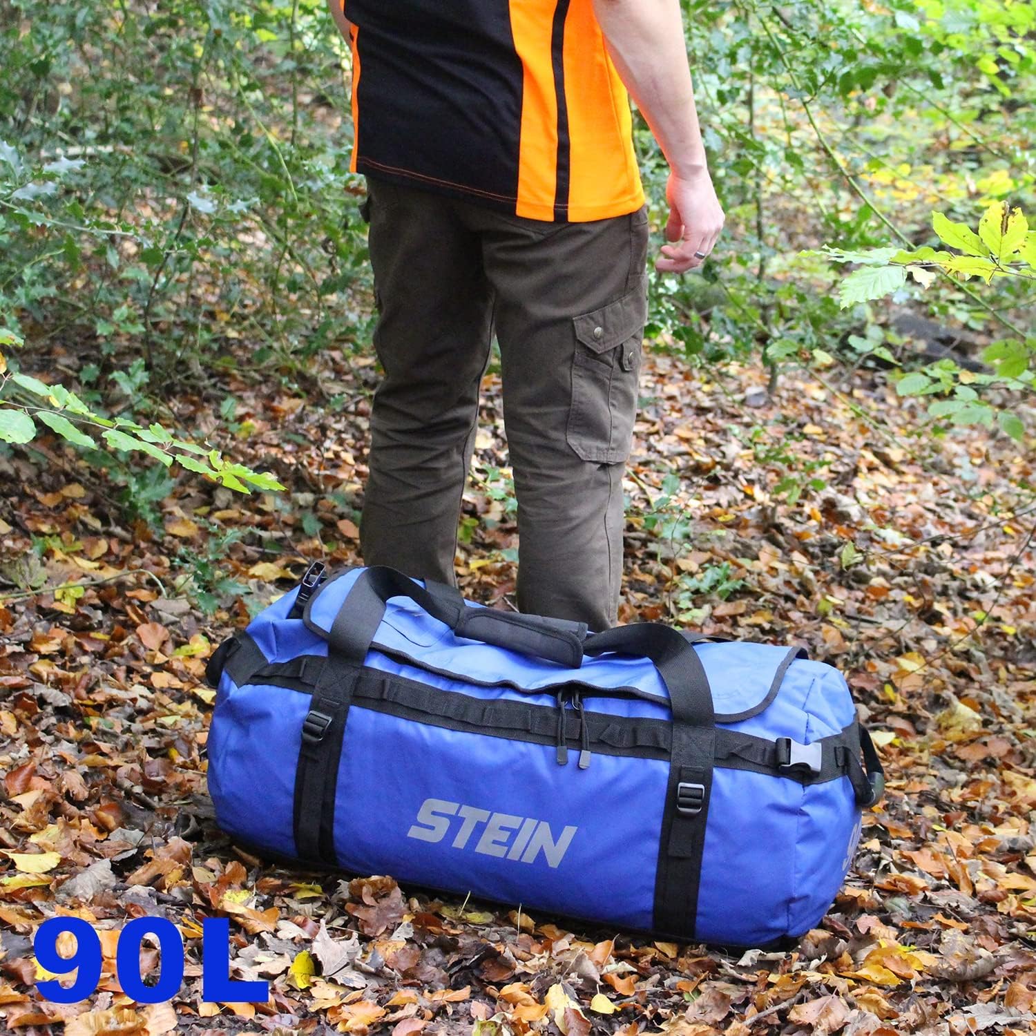 Stein Borsone Impermeabile 40L, 70L, 90L Giallo - immagine 6