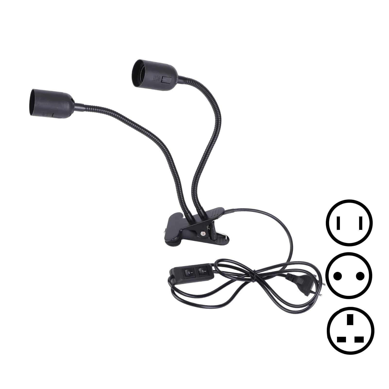 Portalampada da Tavolo E27/E26 a Doppia Testa