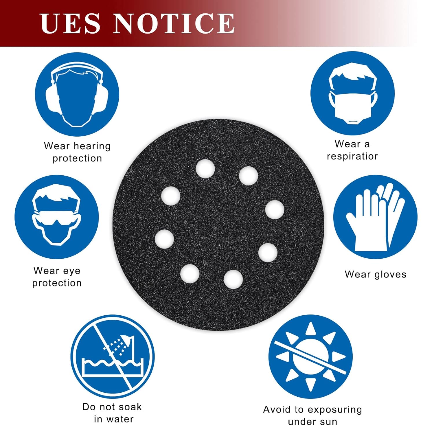 Stebruam 125mm Dischi Abrasivi 80 pezzi - immagine 6