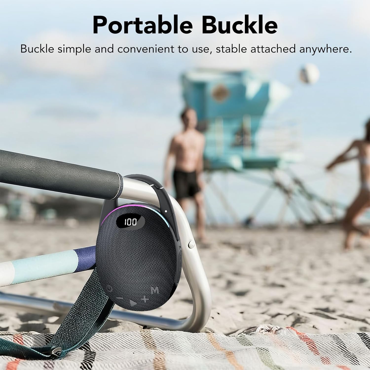 Coioc Altoparlante Bluetooth Portatile IPX7 RGB - immagine 6