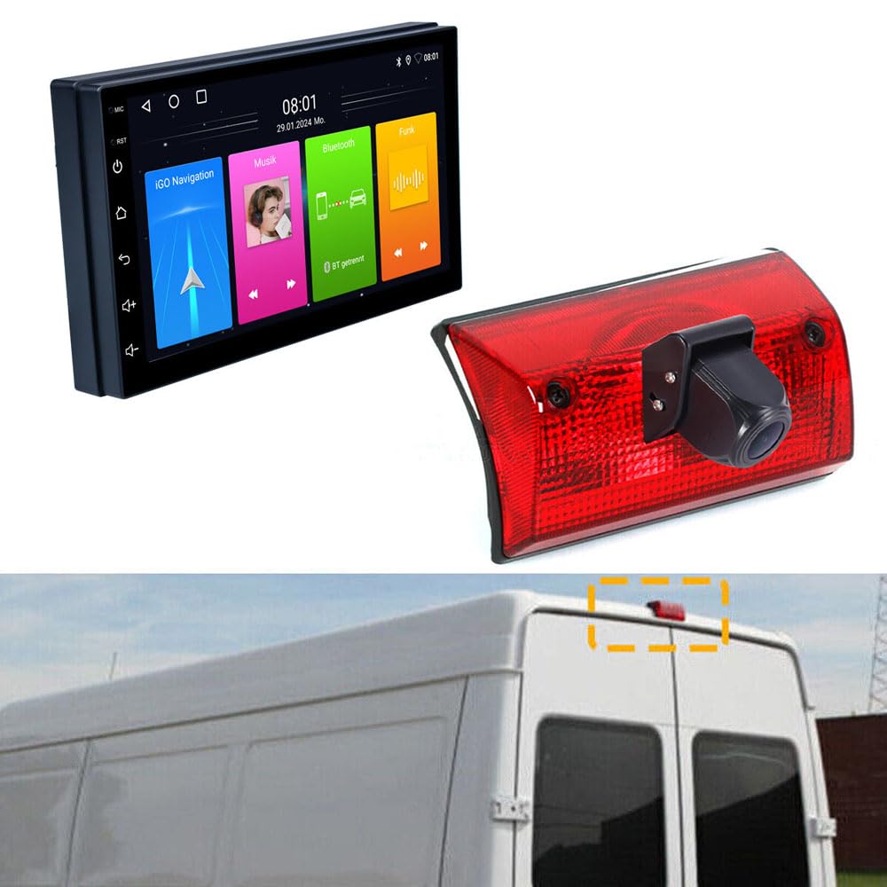 Autoradio Android 7" con Navi e Telecamera Posteriore