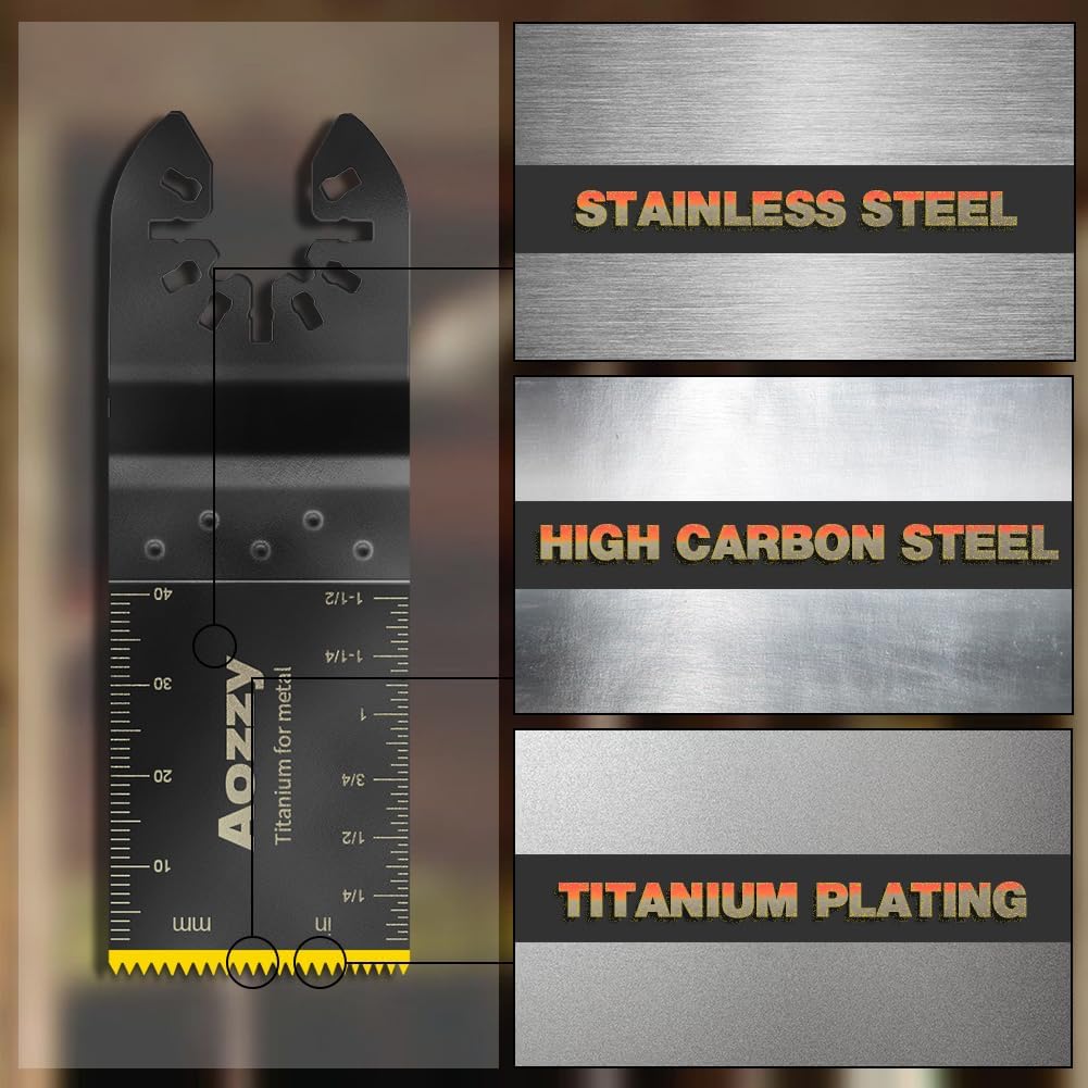 Set 50 Lame Multitool per Legno e Metallo - immagine 2