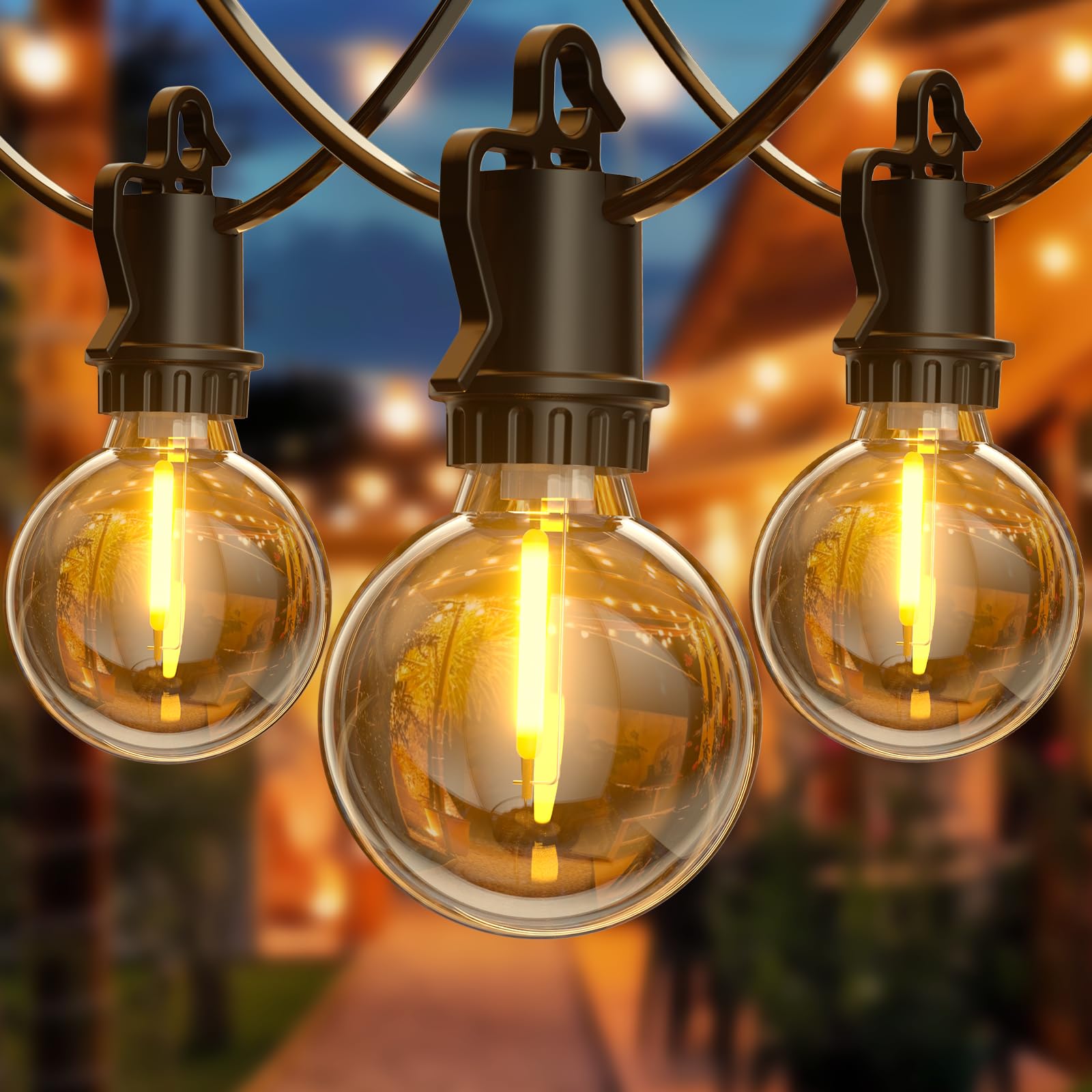 Fiflying Catena Luminosa Esterno G40 LED 8.8M/29FT