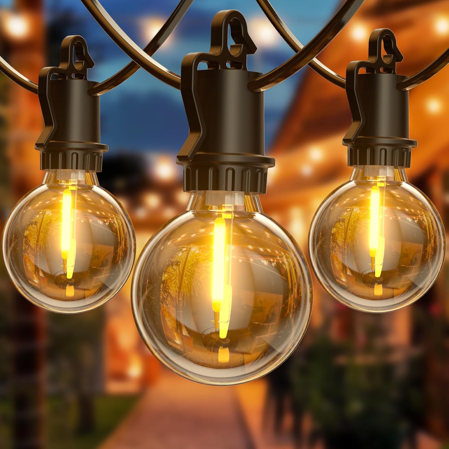 Fiflying Catena Luminosa Esterno G40 LED 8.8M/29FT - immagine 1