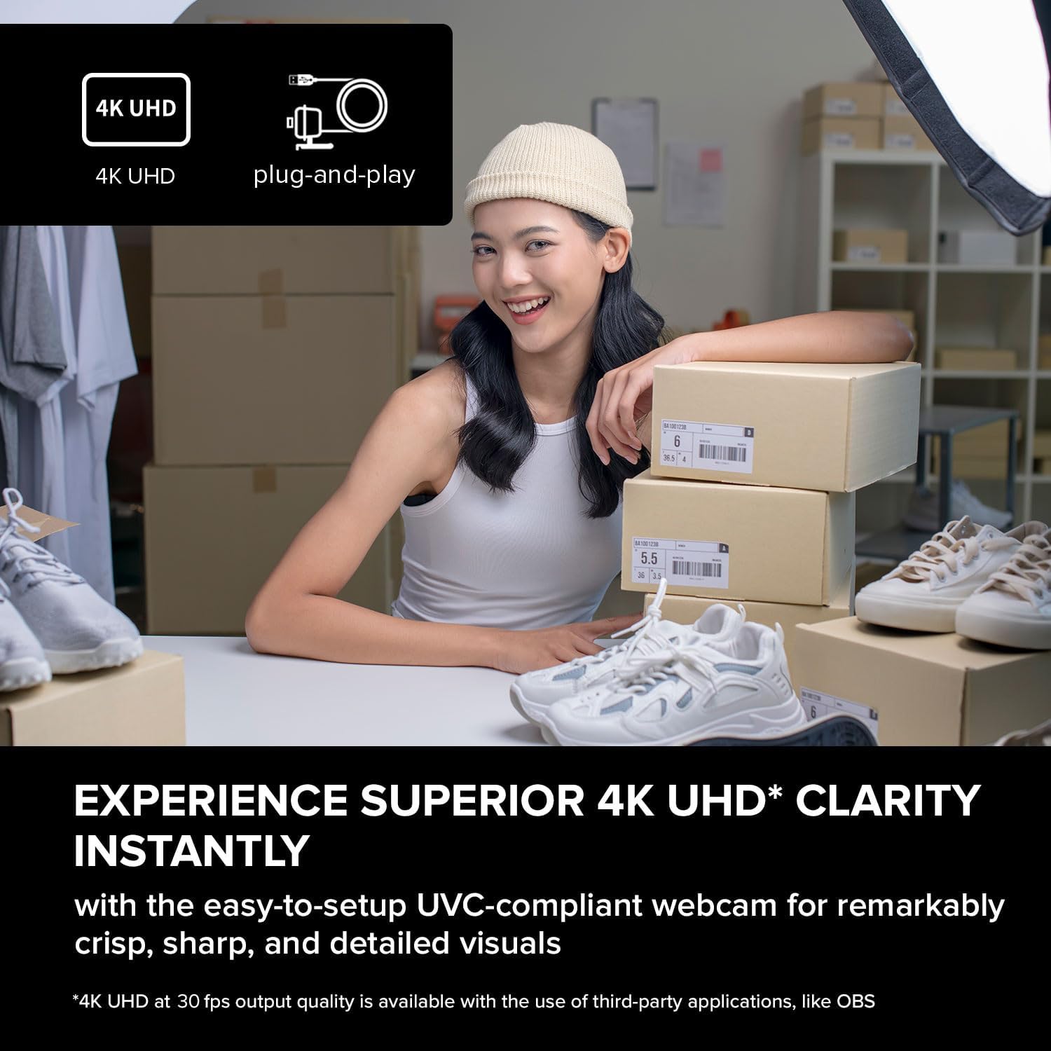 Creative Live! Cam 4K UHD Webcam USB 60 FPS - immagine 2