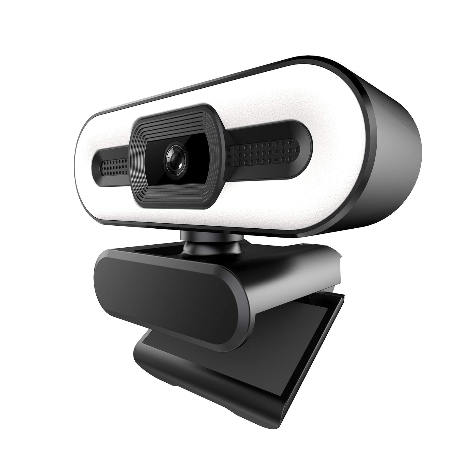 Webcam 4K per PC, Webcam USB per PC Portatile, Webcam con Microfono, Streaming Professionale/Registrazione Video/Chiamate per Conferenze/Lezioni Online, Plug and Play