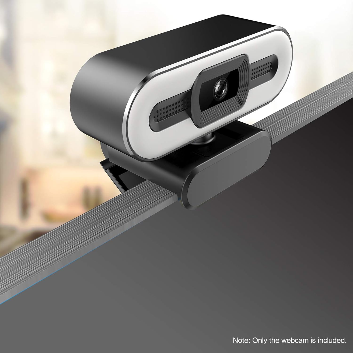 Webcam 4K per PC, Webcam USB per PC Portatile, Webcam con Microfono, Streaming Professionale/Registrazione Video/Chiamate per Conferenze/Lezioni Online, Plug and Play - immagine 4