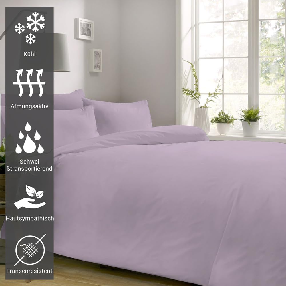 Pizuna Lenzuolo con Angoli in Cotone 160x200cm, Gris Pardo - immagine 2