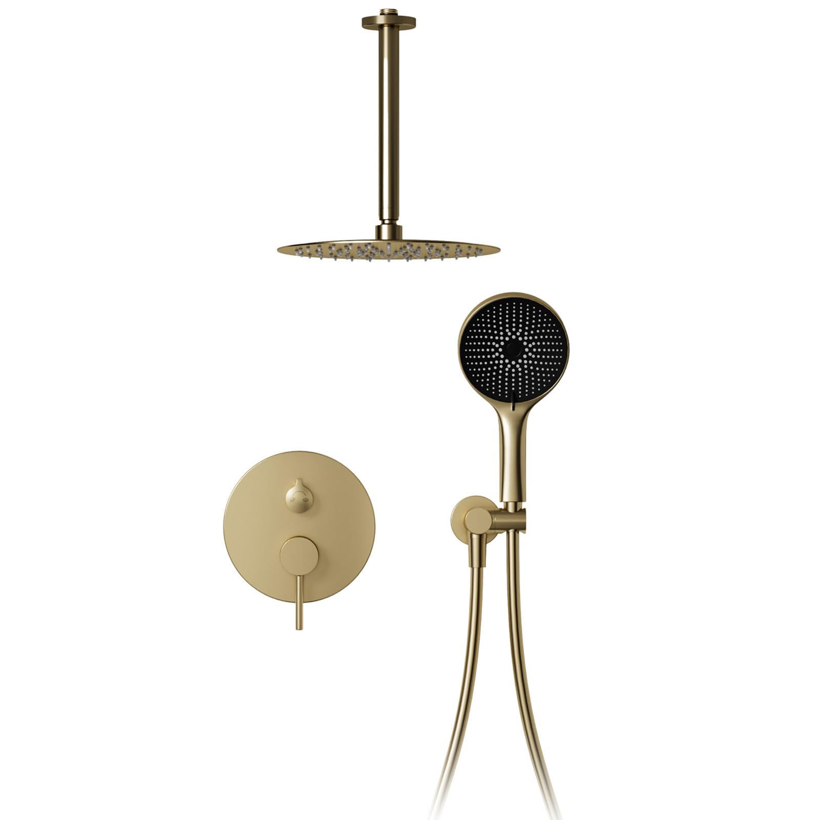 Colonna Doccia 30x30cm con Soffione a Pioggia