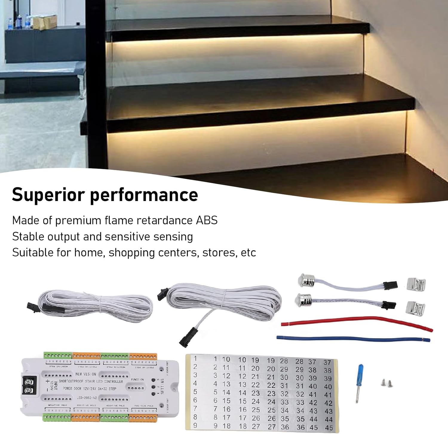 Controller Luci Scale LED con Sensore di Movimento - immagine 2