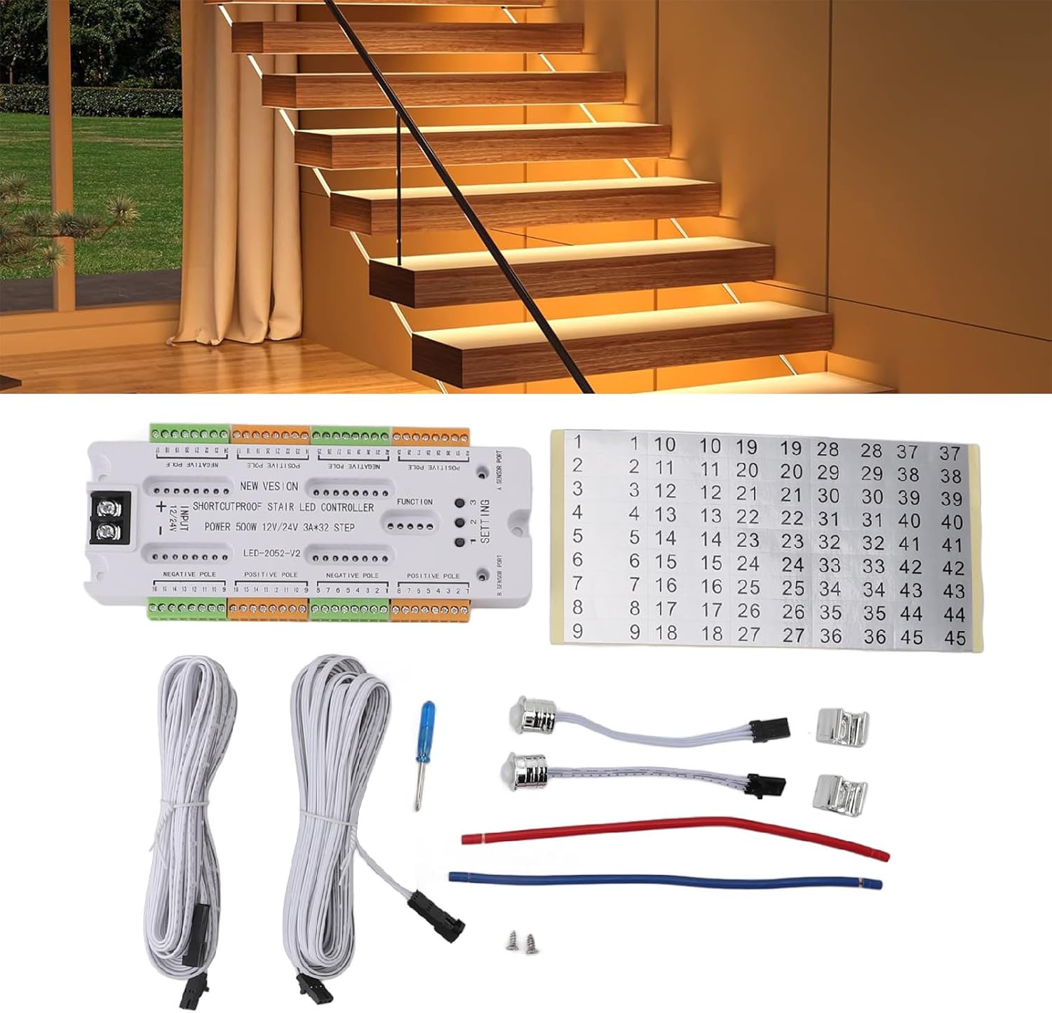 Controller Luci Scale LED con Sensore di Movimento - immagine 7