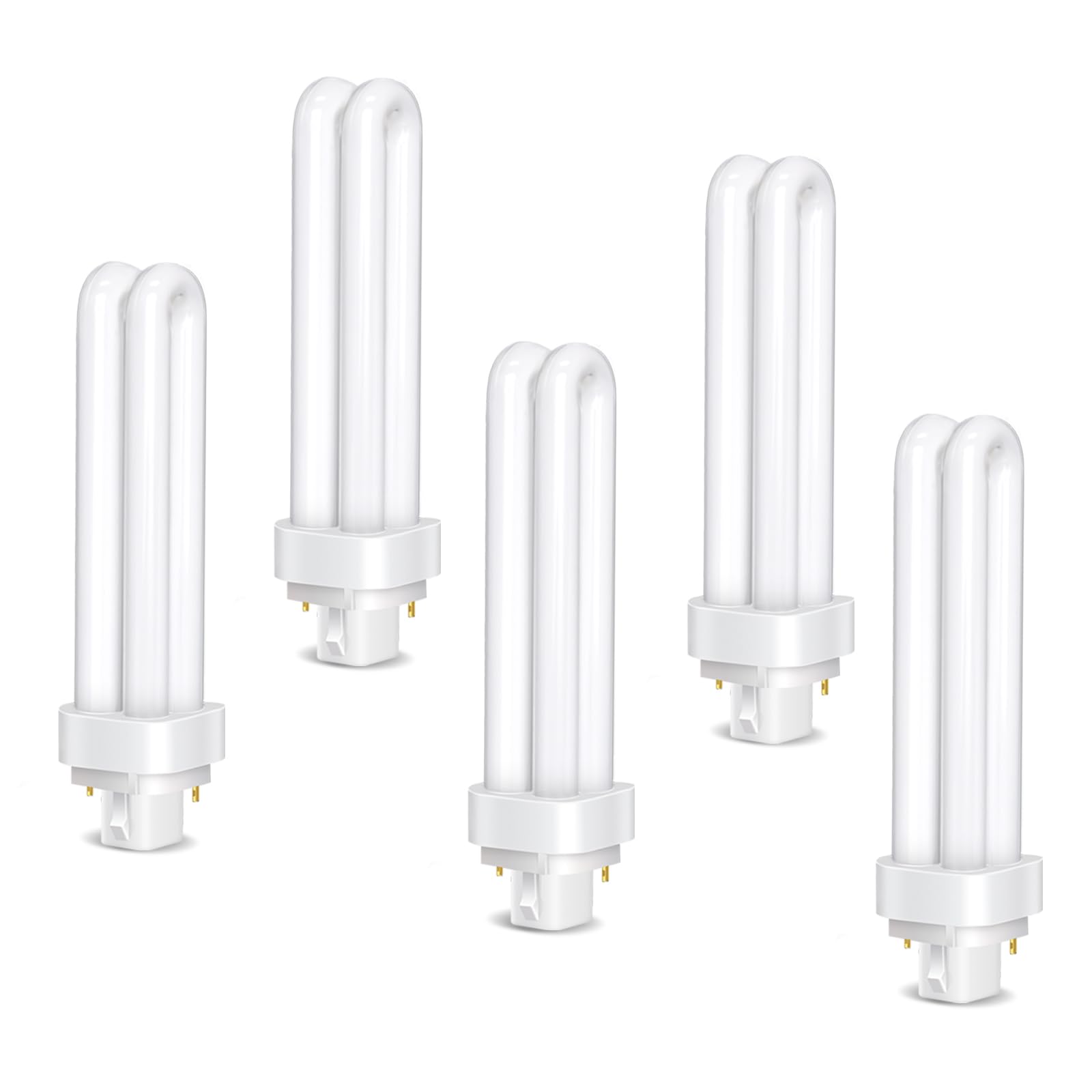 Lampadine Tubolari PLC G24d-3 2 Pin 26W (5 Pezzi)