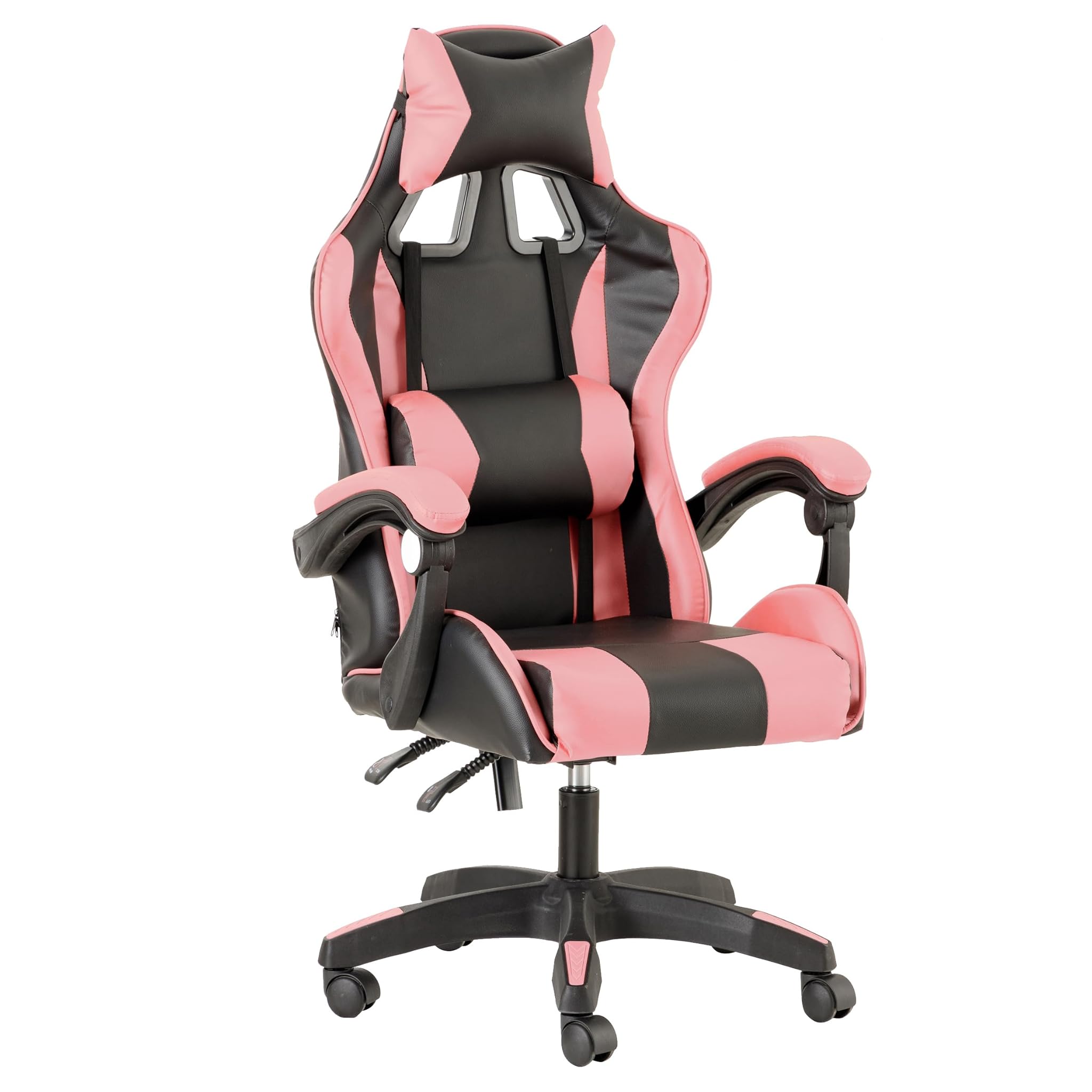 Baroni Home Sedia da Gaming Ergonomica, Rosa
