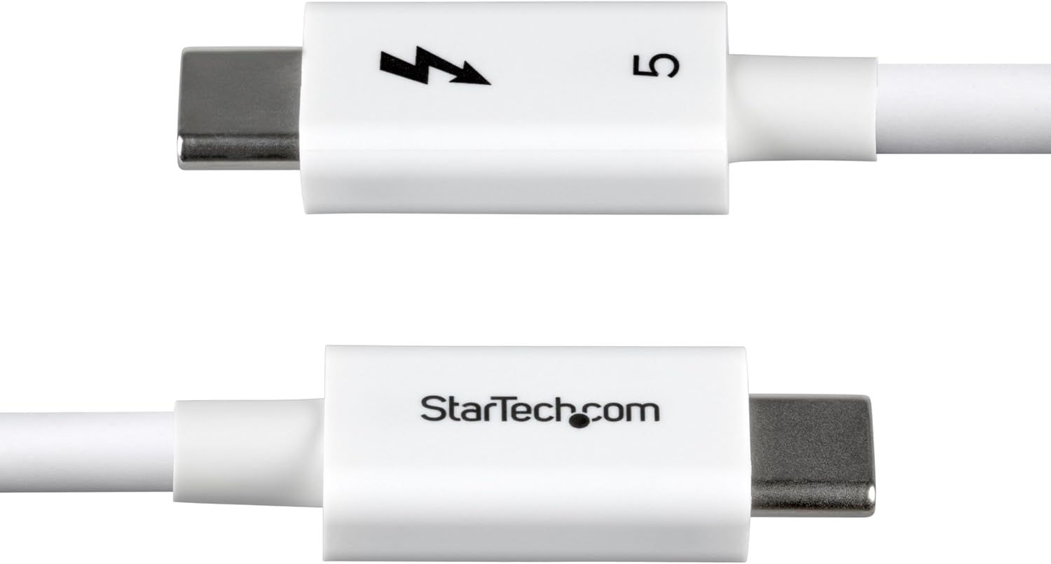 Startech Cavo Thunderbolt 5 da 1m, Bianco - immagine 4