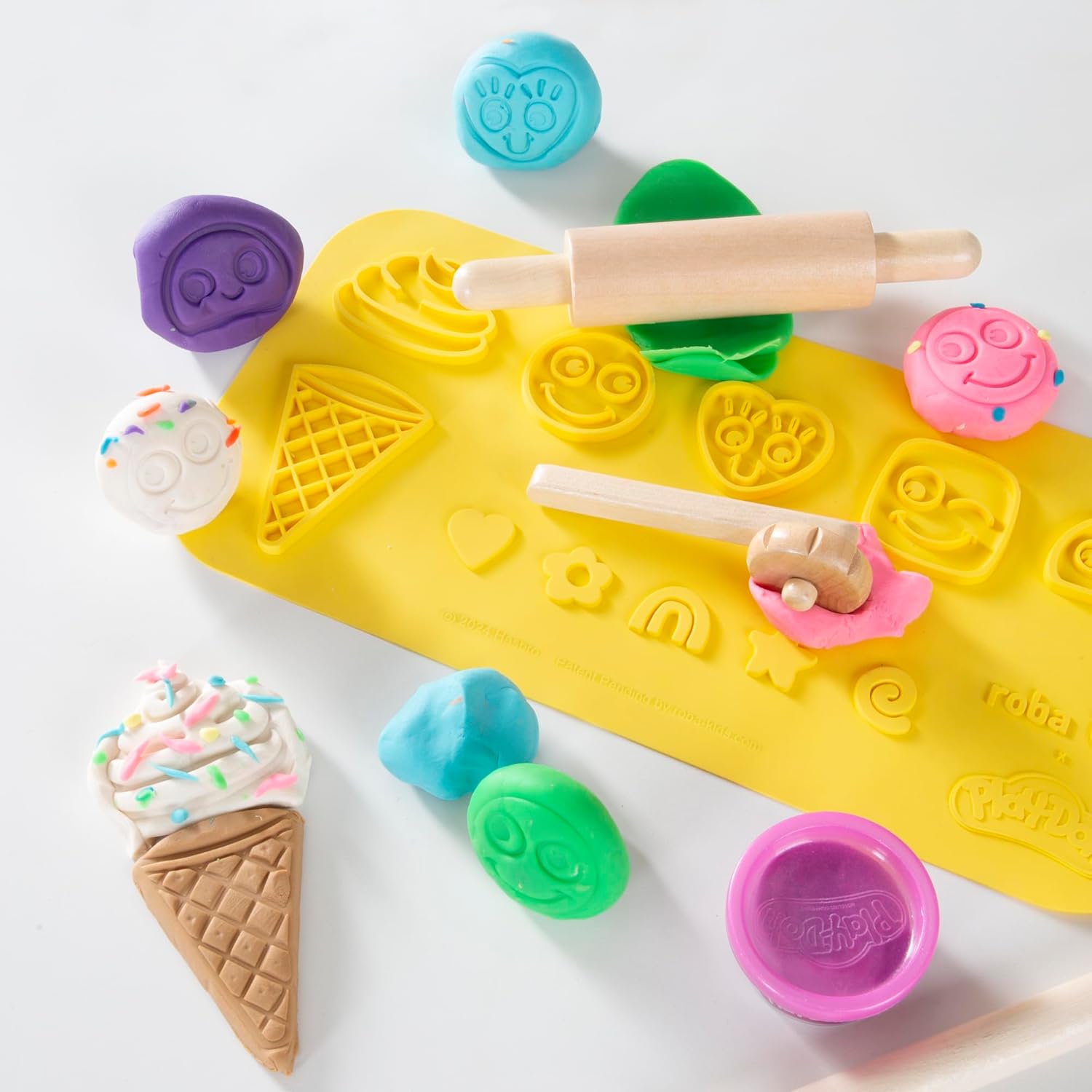 roba x Play-Doh Gelateria - Giocattolo in Legno FSC - immagine 13