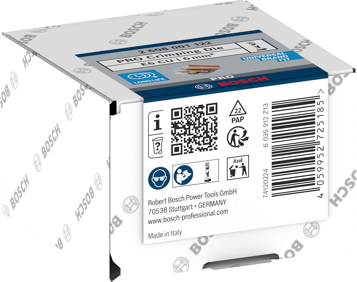 Bosch 1 inserto per pressa Pro per rame 67 x 45 mm, accessori professionali, E6 - immagine 2