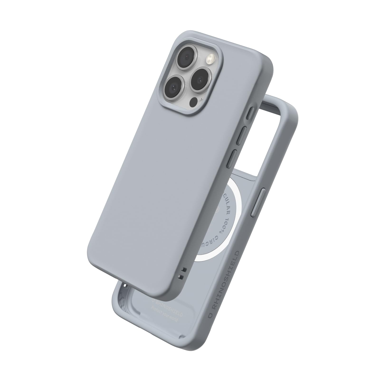 Rhinoshield SolidX Case MagSafe per iPhone 15 Pro, Ash Grey