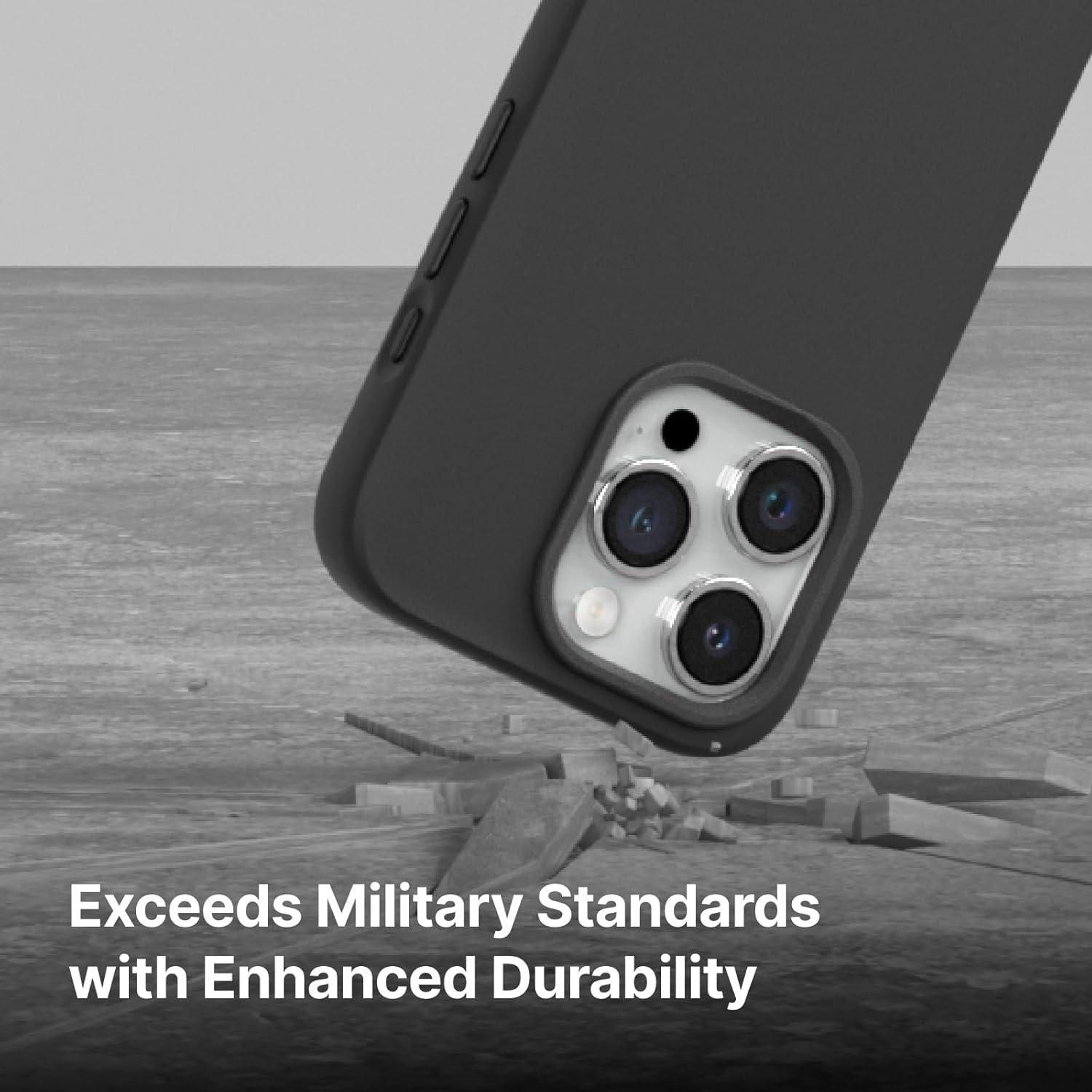 Rhinoshield SolidX Case MagSafe per iPhone 15 Pro, Ash Grey - immagine 11