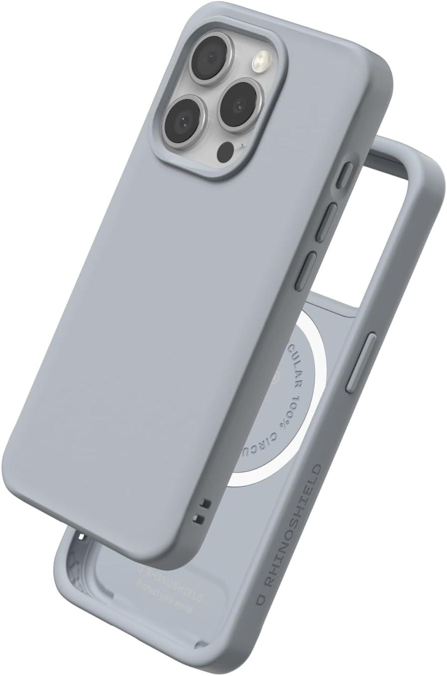 Rhinoshield SolidX Case MagSafe per iPhone 15 Pro, Ash Grey - immagine 1