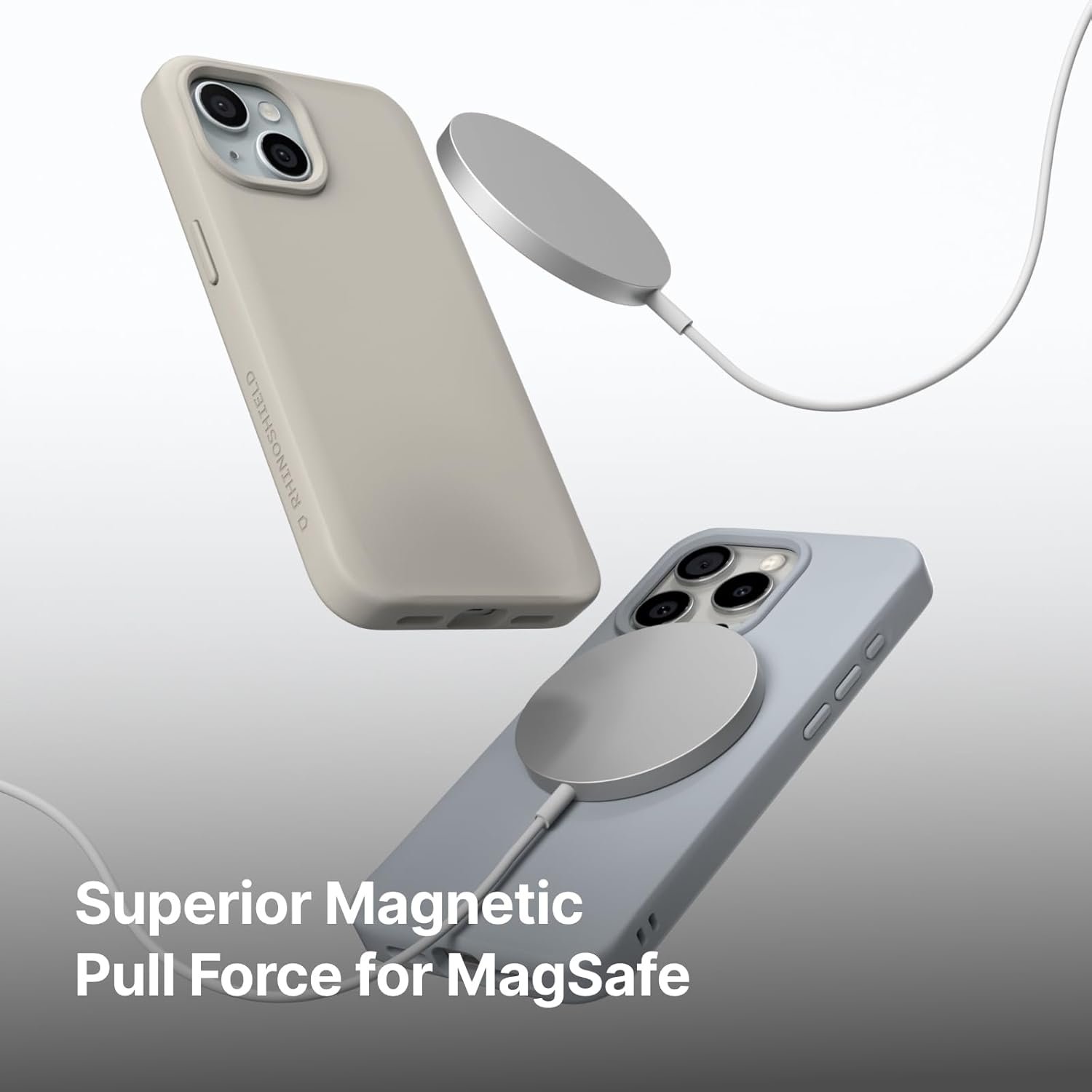 Rhinoshield SolidX Case MagSafe per iPhone 15 Pro, Ash Grey - immagine 5