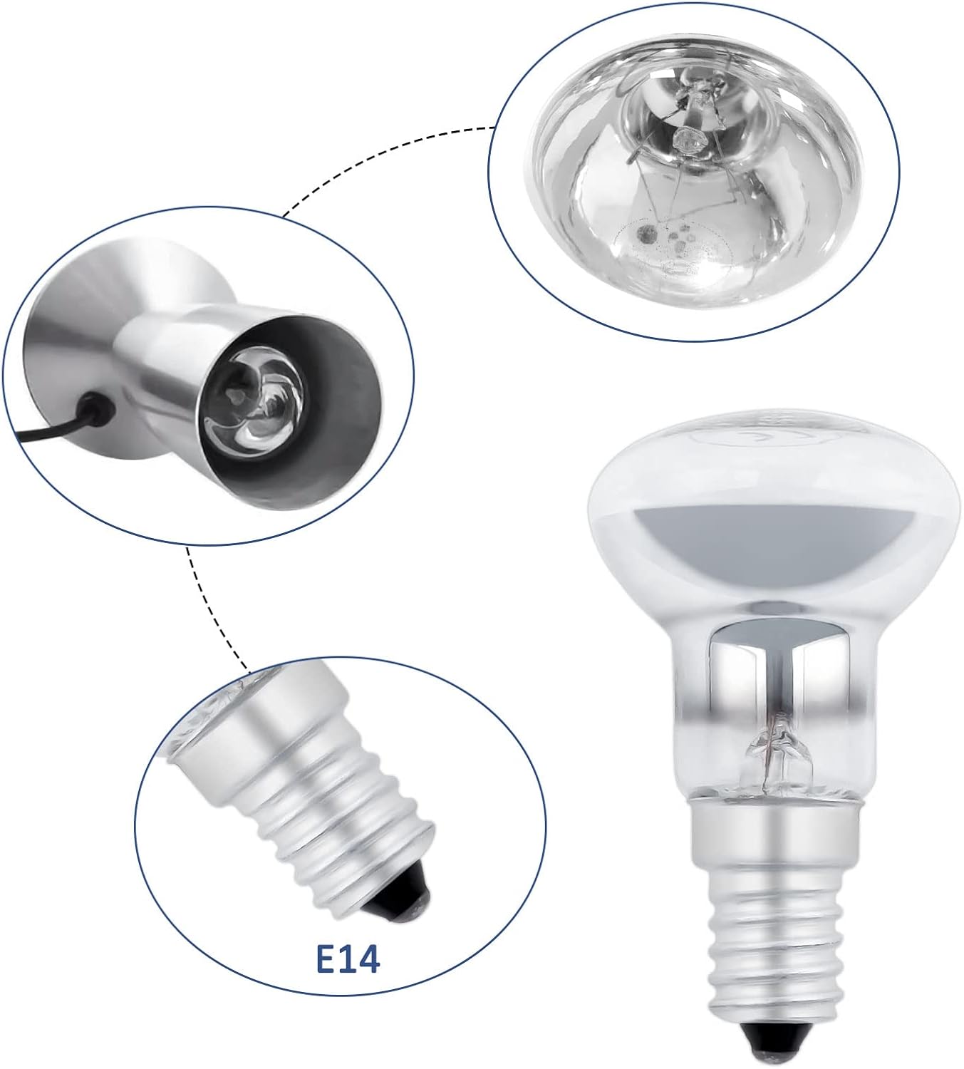 R39 25W E14 Lampadina Lava Dimmerabile (3 Pezzi) - immagine 4