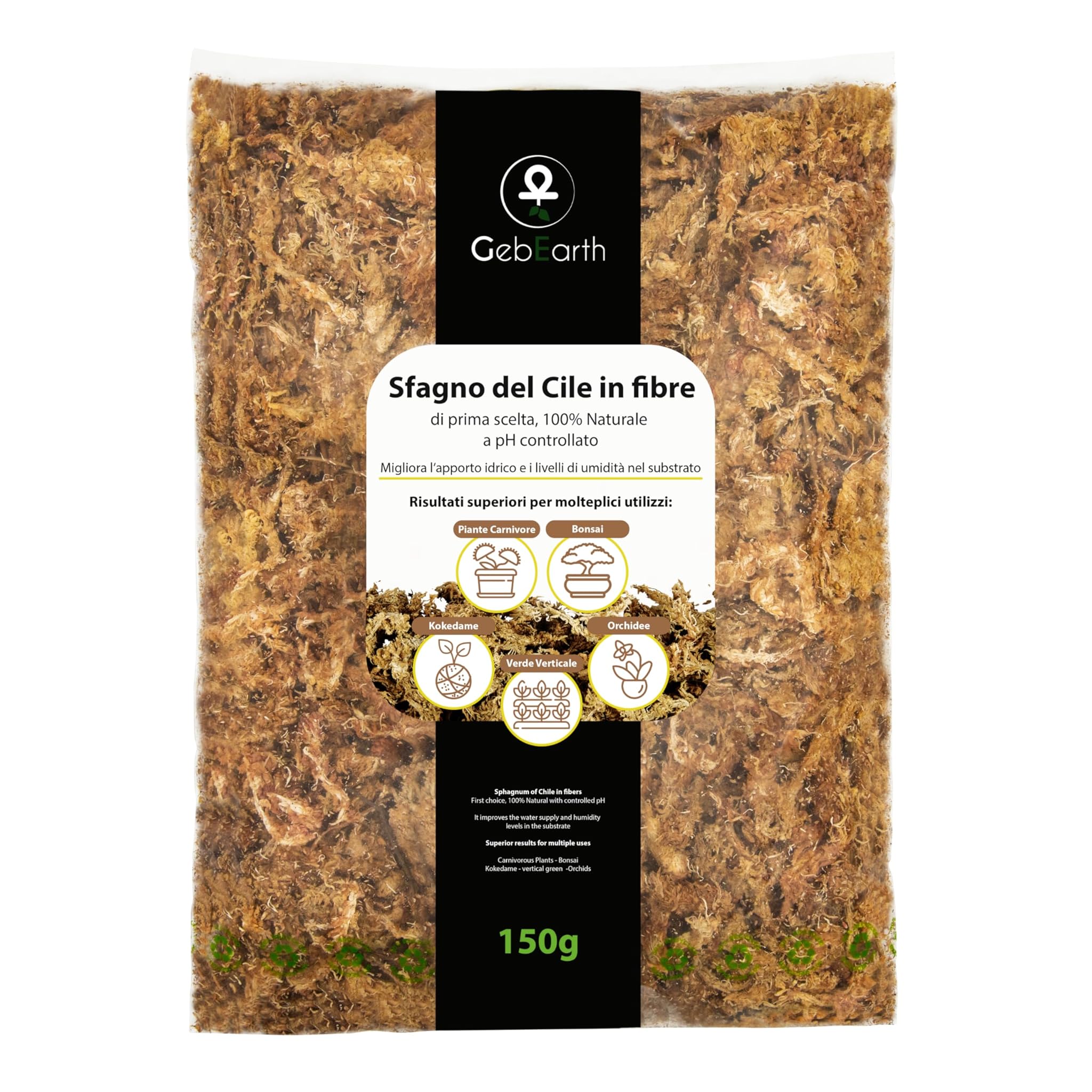 Gebearth® - Sfagno Cileno in Fibre 150g