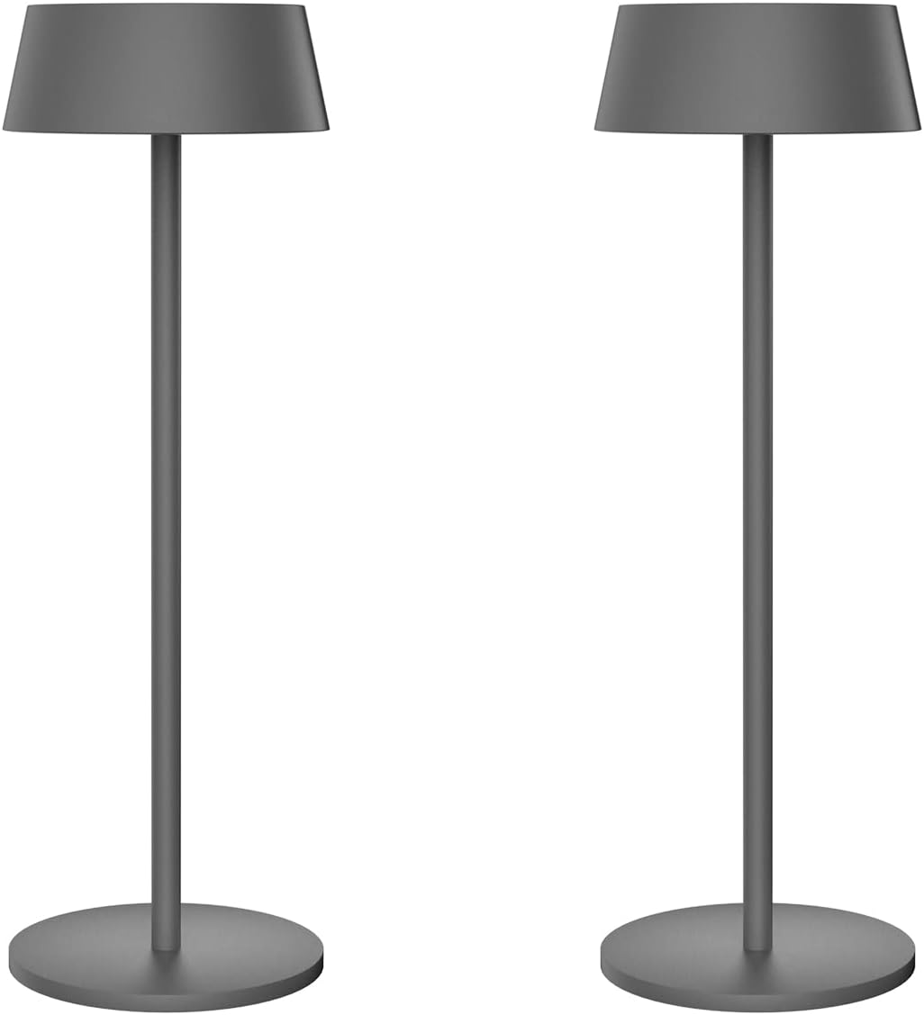 K-Bright Set 2 Lampade da Tavolo Wireless IP54 - immagine 1