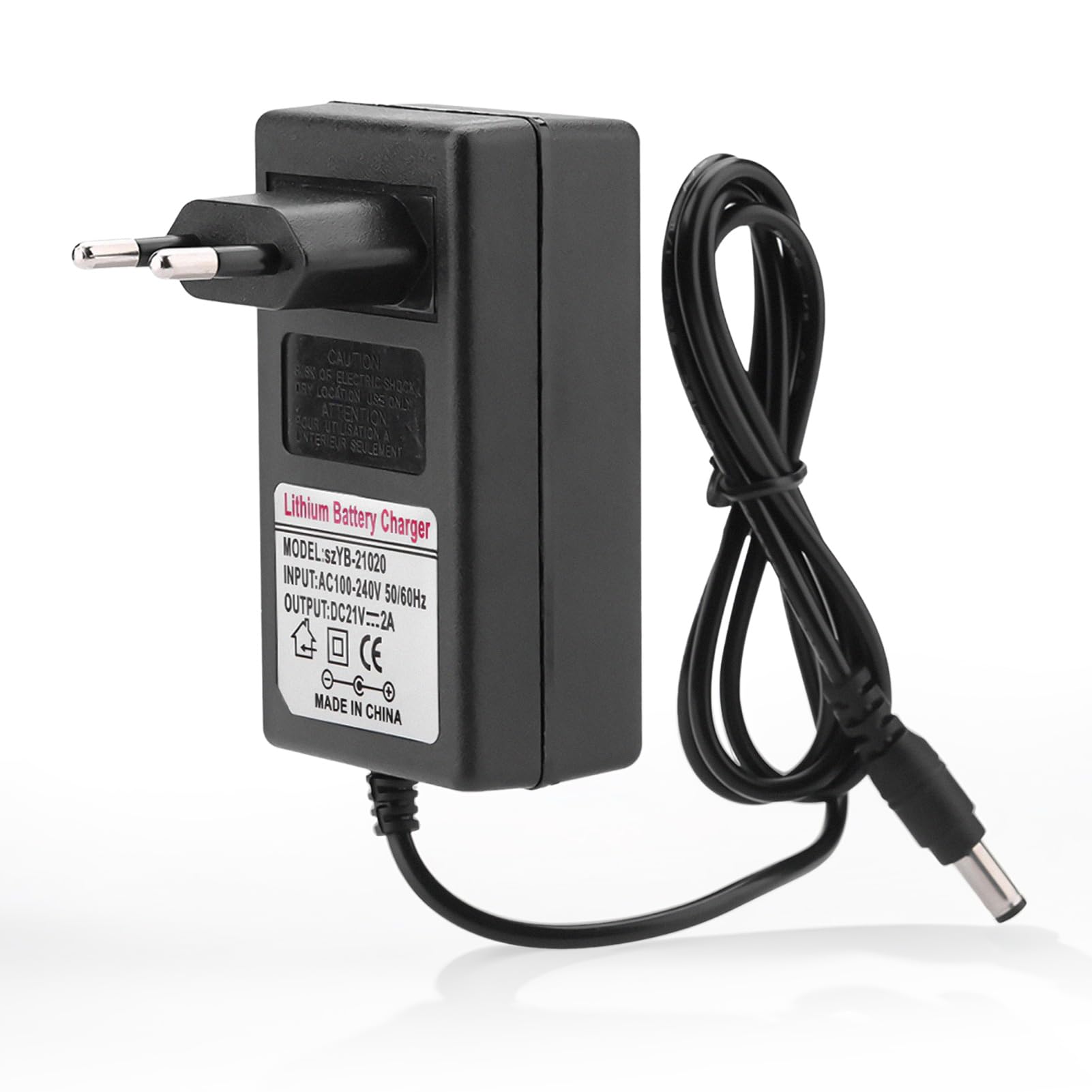 Adattatore di Alimentazione CA 100-240V a CC 21V 2A