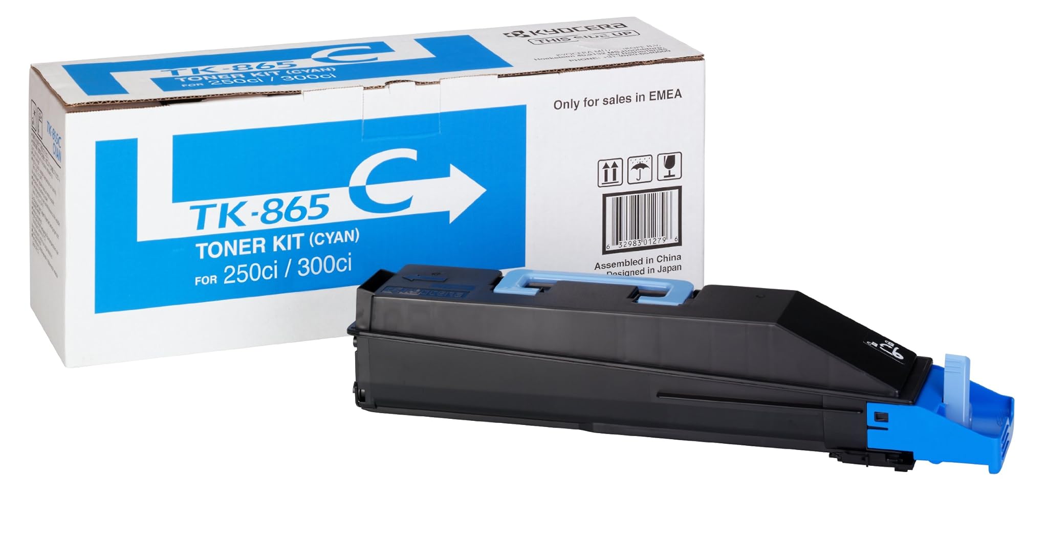 Kyocera Mita TK-865C Taskalfa 250CI/300CI Cartuccia laser