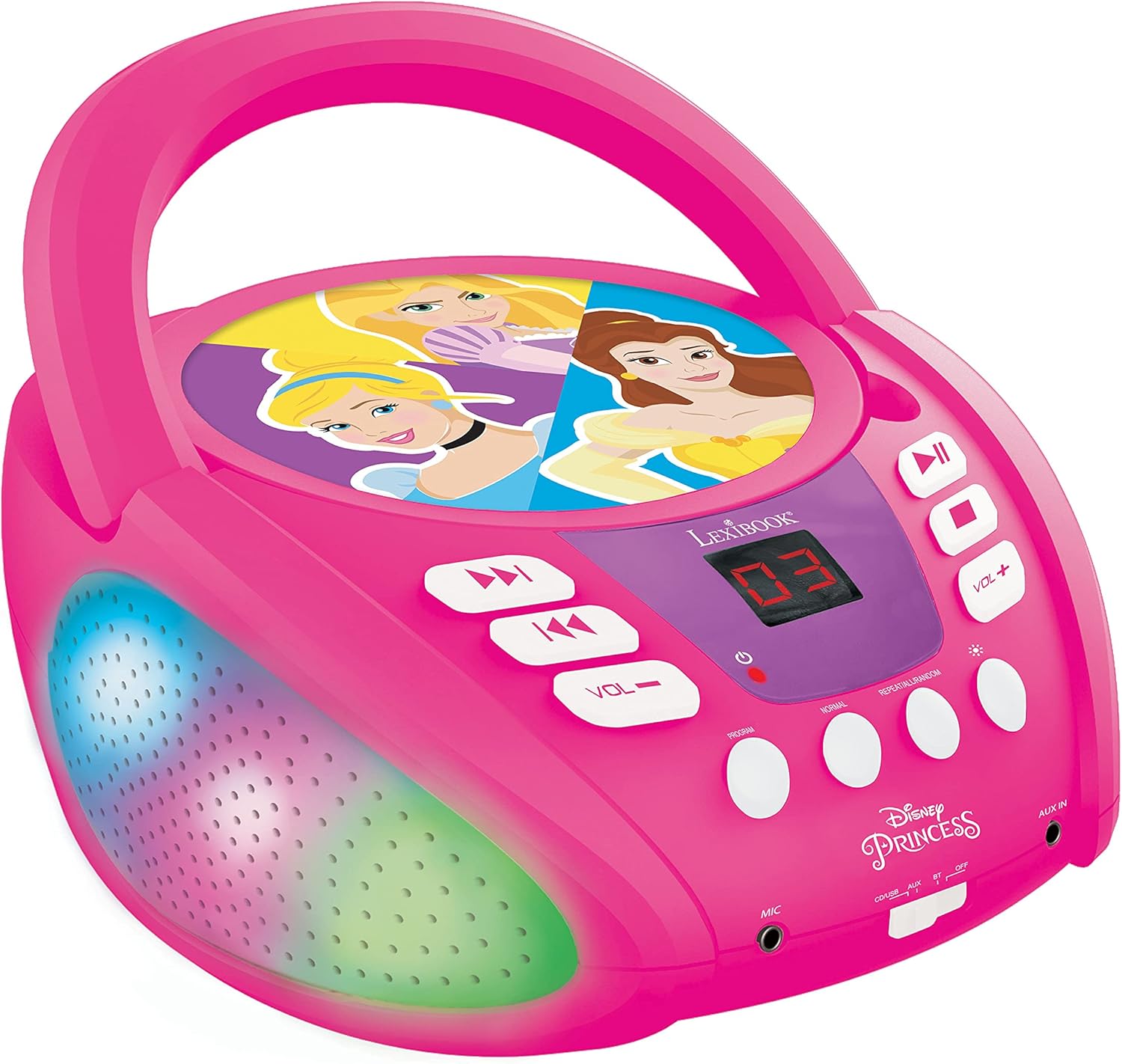 Lexibook Disney Principessa - Lettore CD Bluetooth Bambini - immagine 1