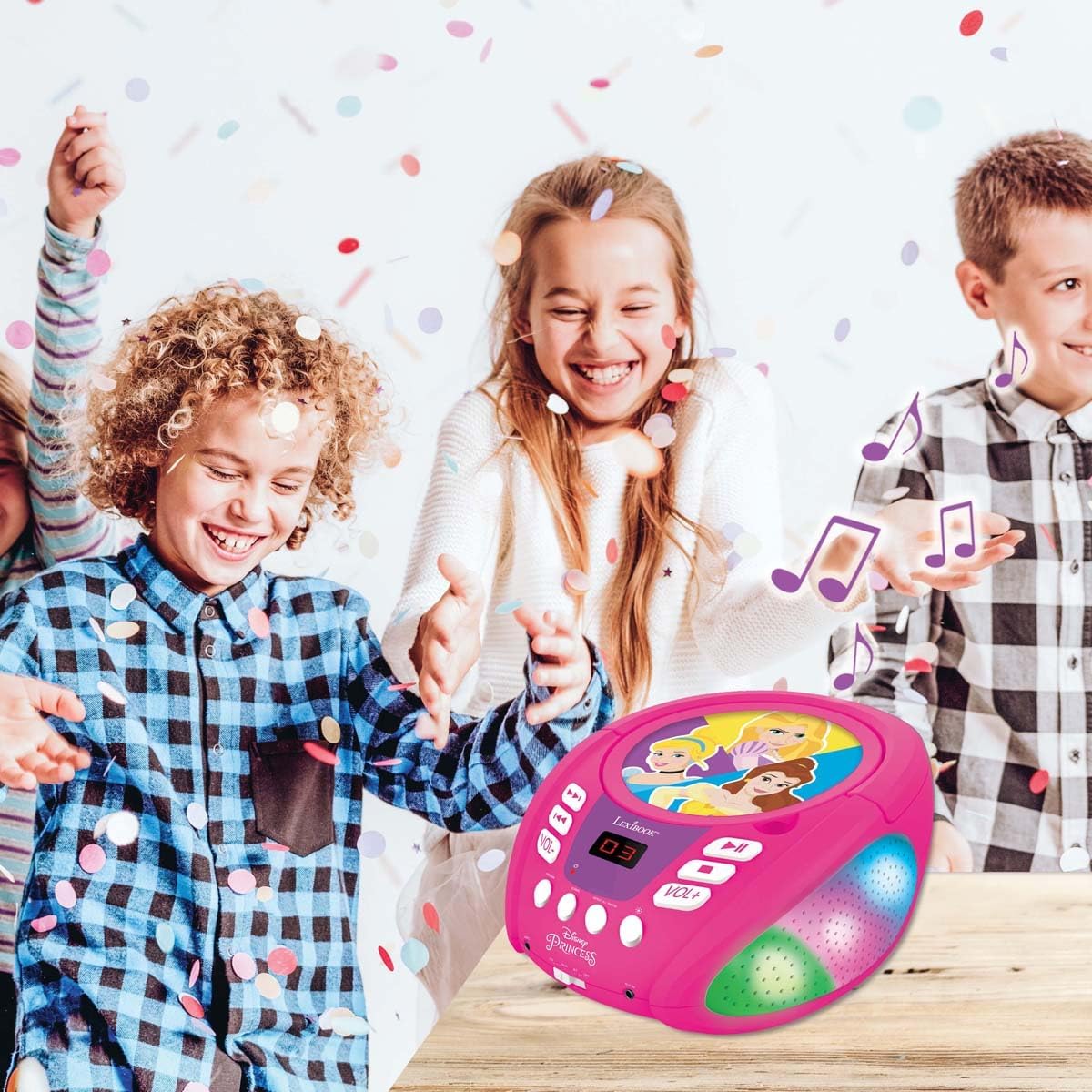 Lexibook Disney Principessa - Lettore CD Bluetooth Bambini - immagine 5