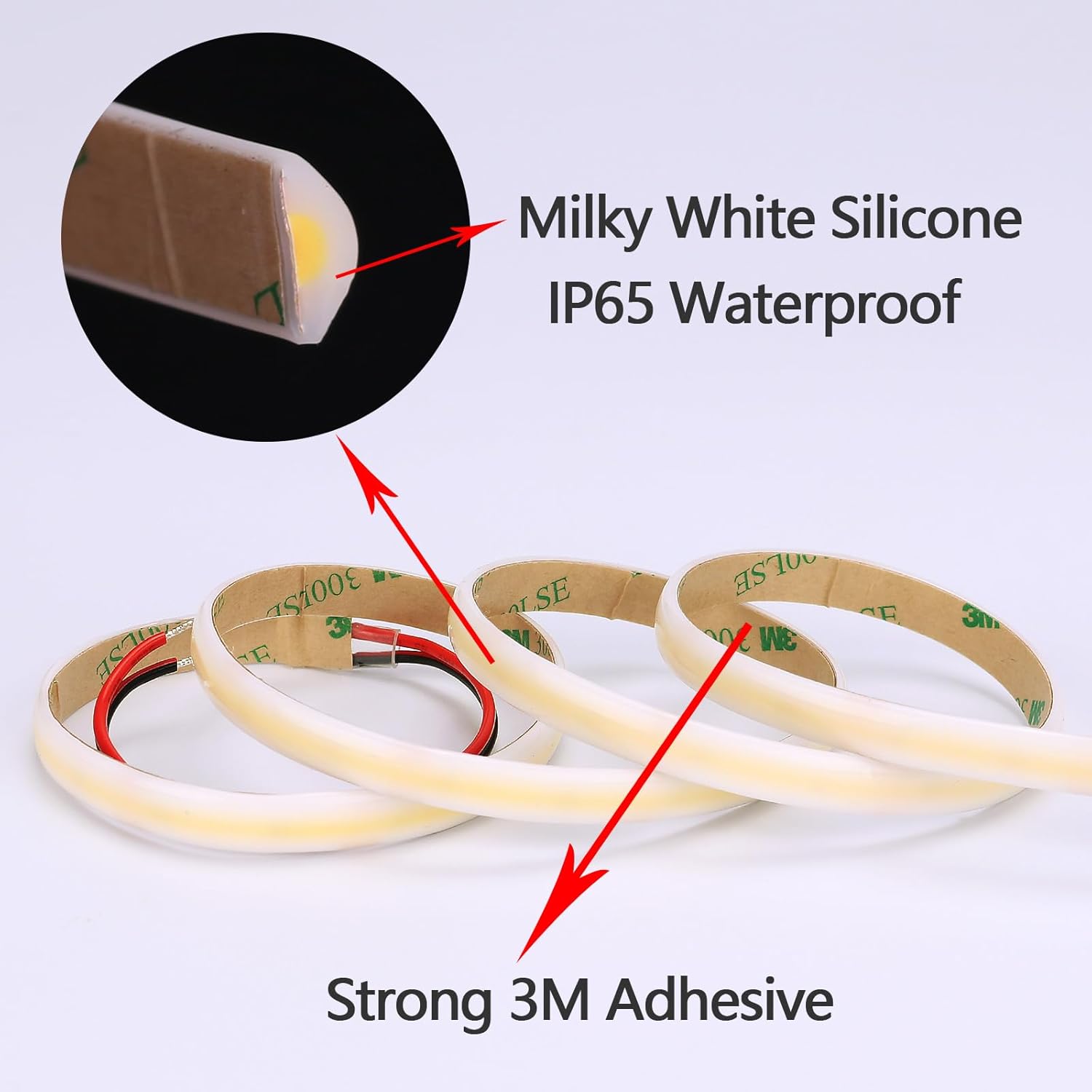 Goming Striscia LED COB Diffusa 24V 10M IP65 - immagine 2