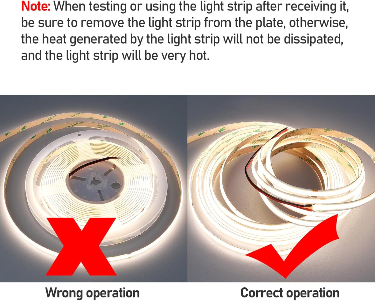 Goming Striscia LED COB Diffusa 24V 10M IP65 - immagine 4