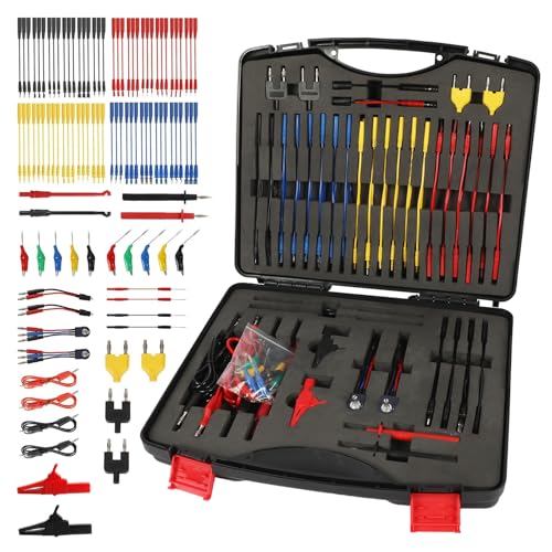 Kit Cavi di Prova per Multimetro e Circuiti Auto - 104 Pezzi