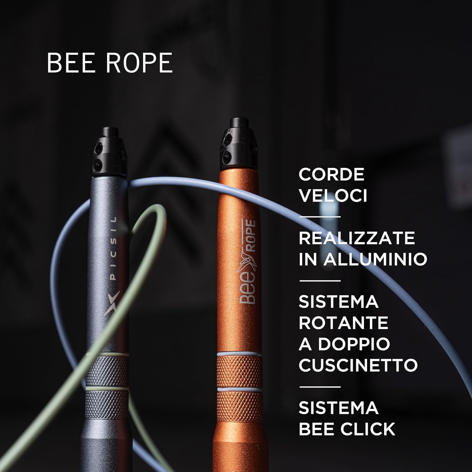 Picsil - Corda per Saltare BEE, Speed Rope - immagine 2