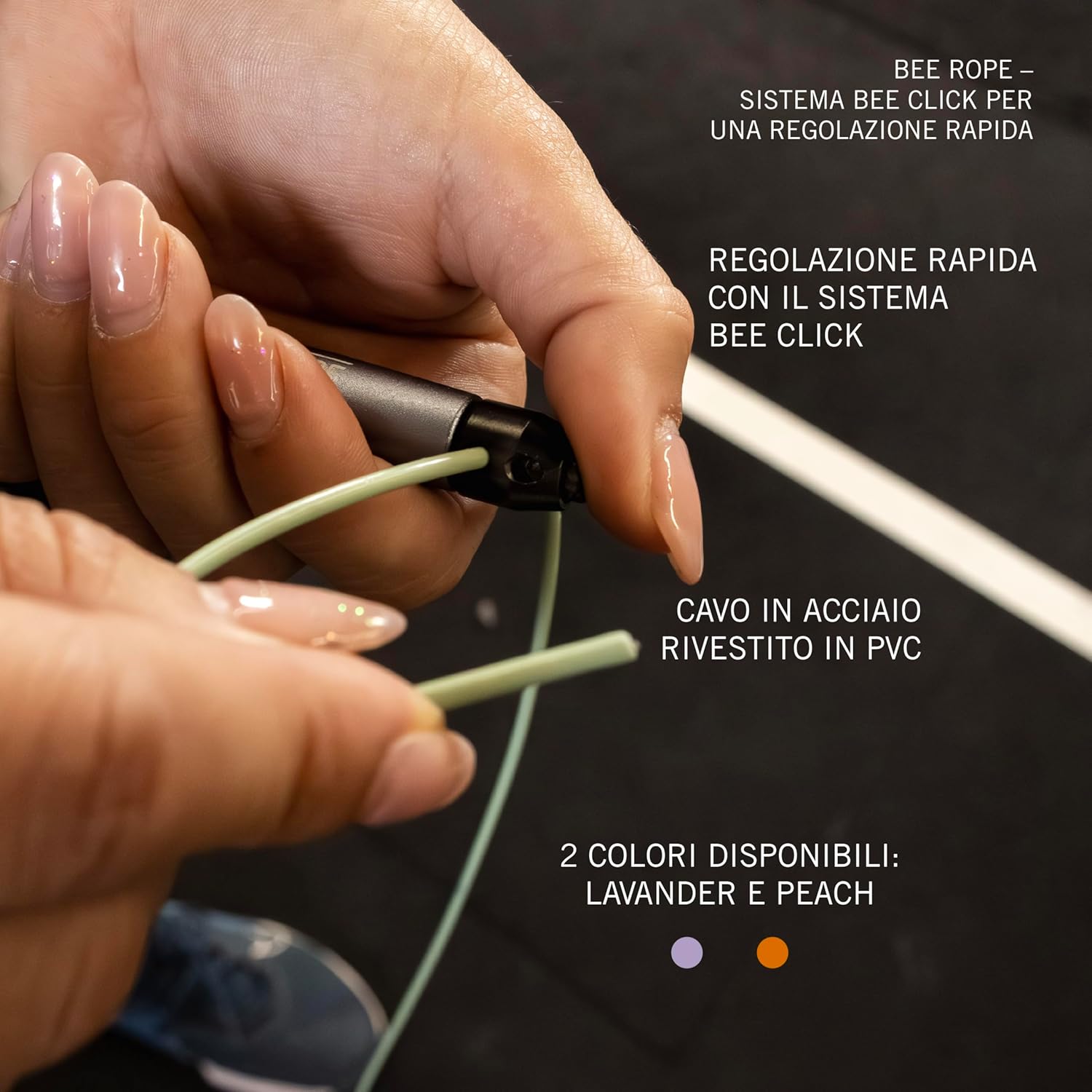 Picsil - Corda per Saltare BEE, Speed Rope - immagine 5