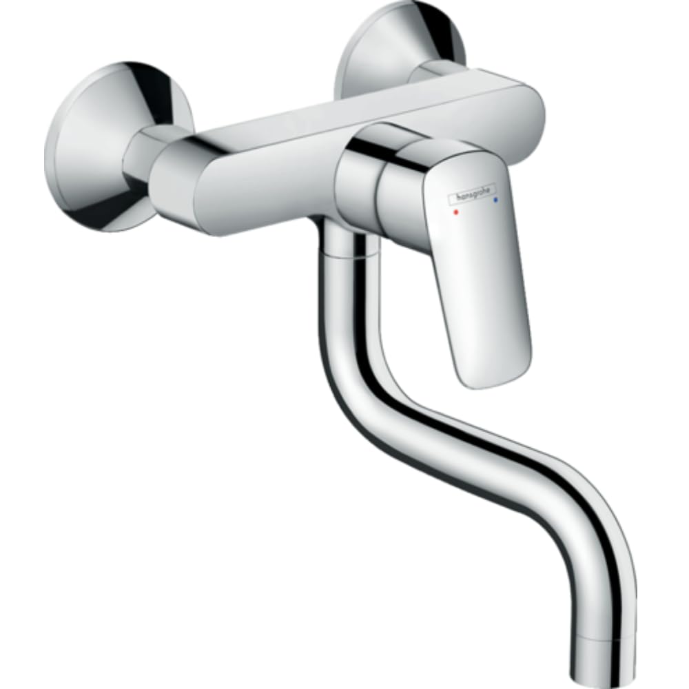 Hansgrohe 71836000 Logis Miscelatore Cucina a Parete, Argento