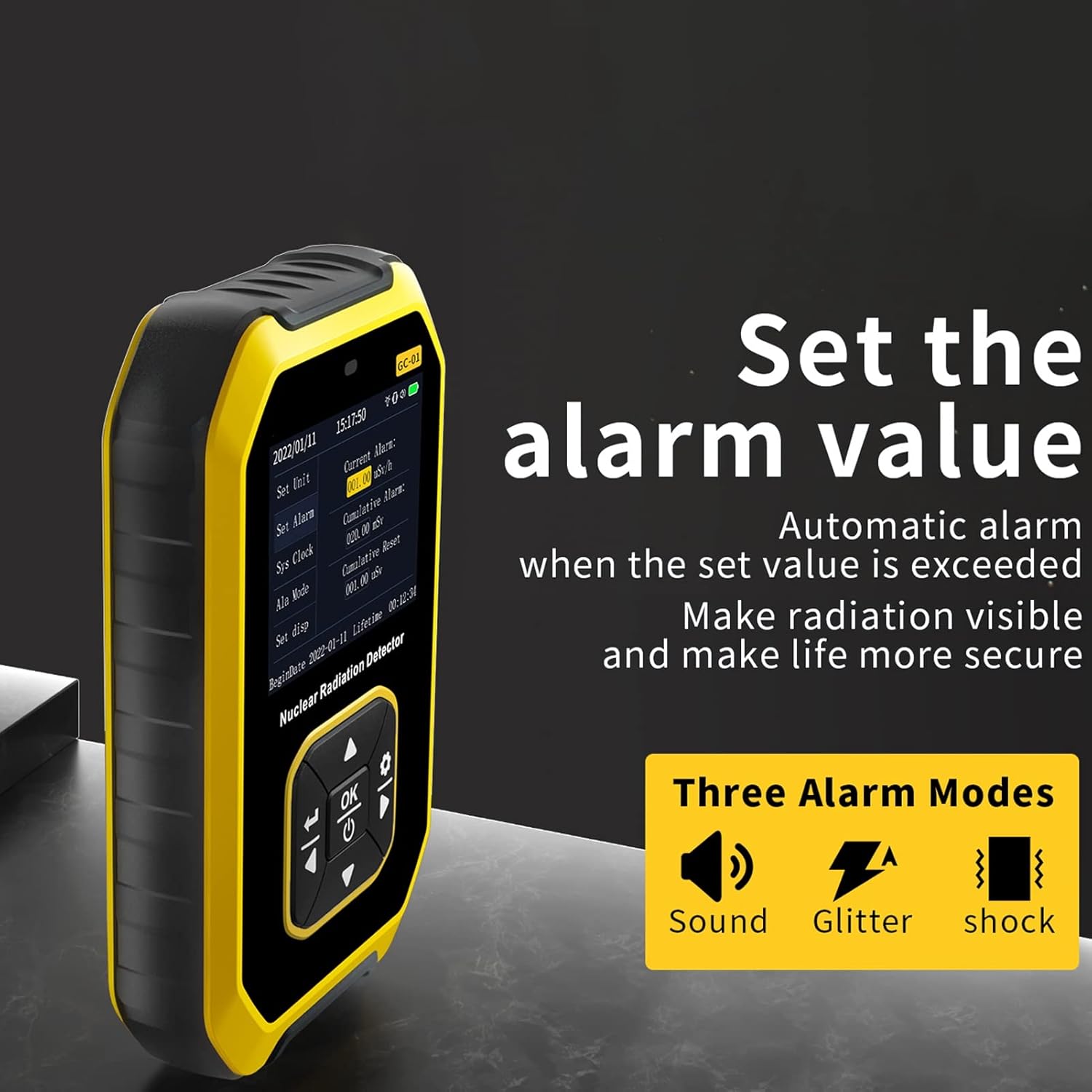 SEAFRONT Contatore Geiger Digitale Portatile - immagine 6