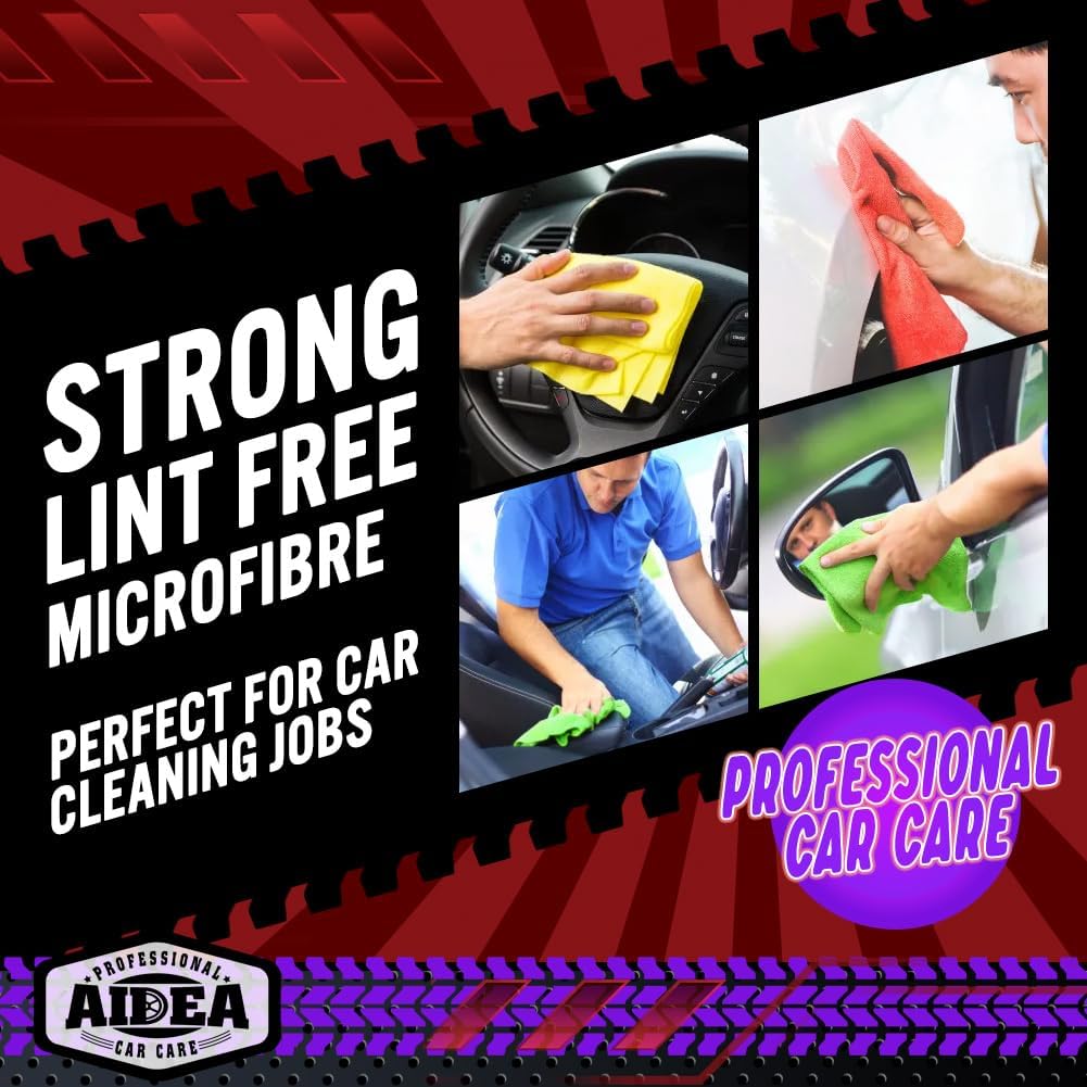 Aidea Panni Microfibra 100 Pezzi 30x30 cm - immagine 3