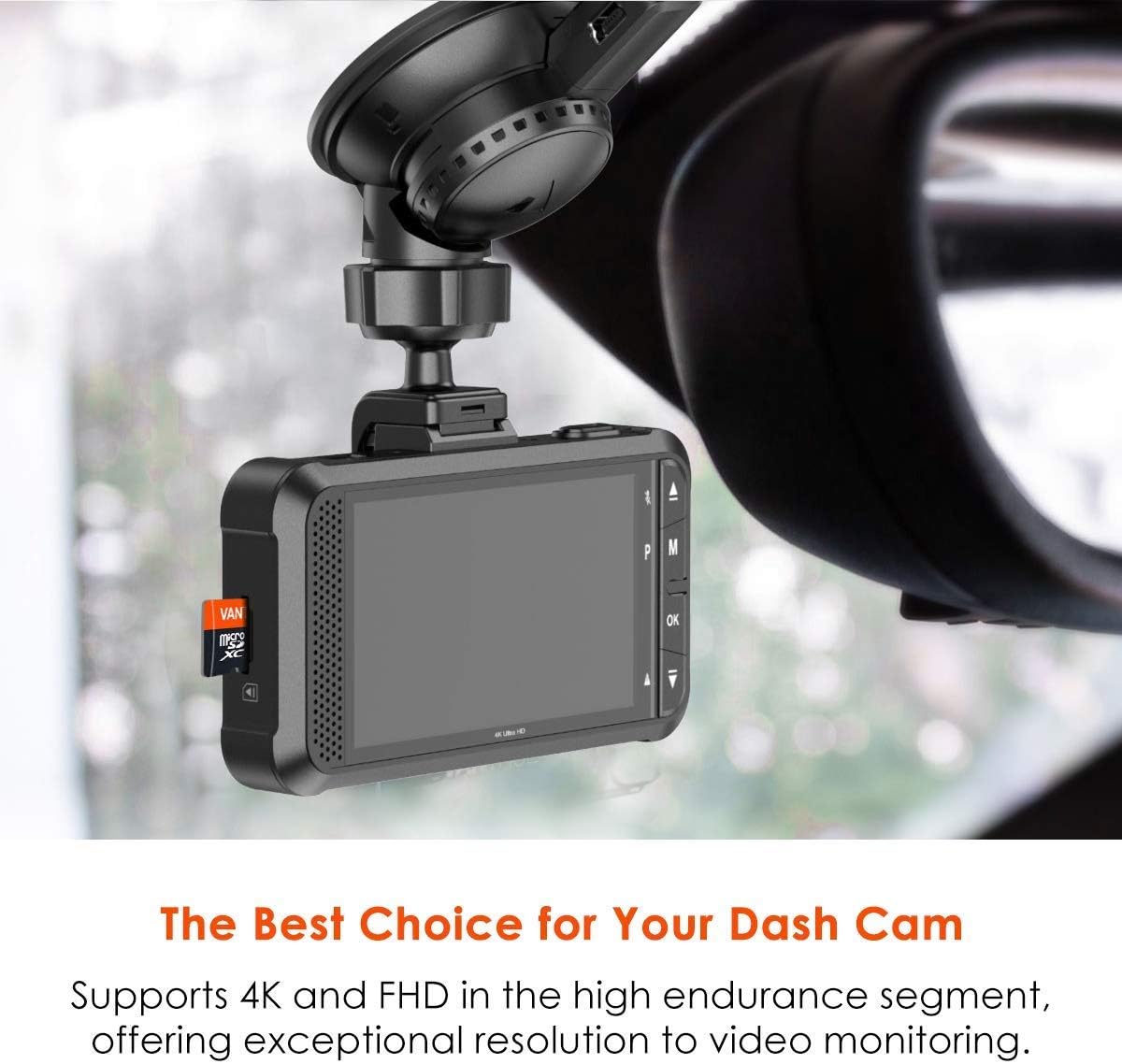 Vantrue 128GB Scheda MicroSD UHS-I U3 4K - immagine 4