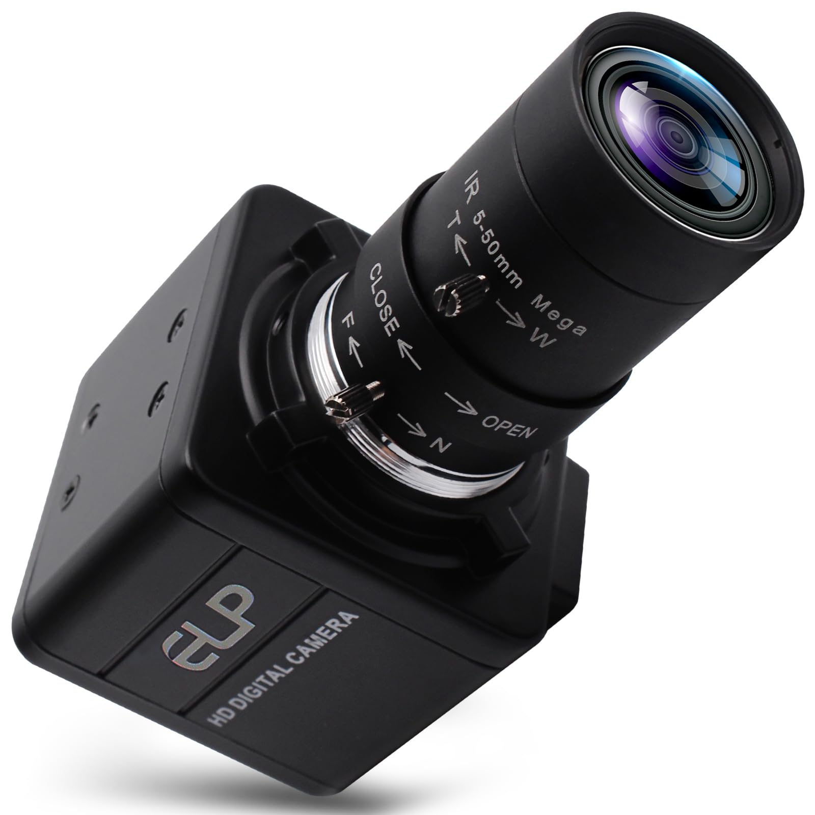 Svpro 4K Ultra HD Webcam con Obiettivo Varifocal 5-50mm