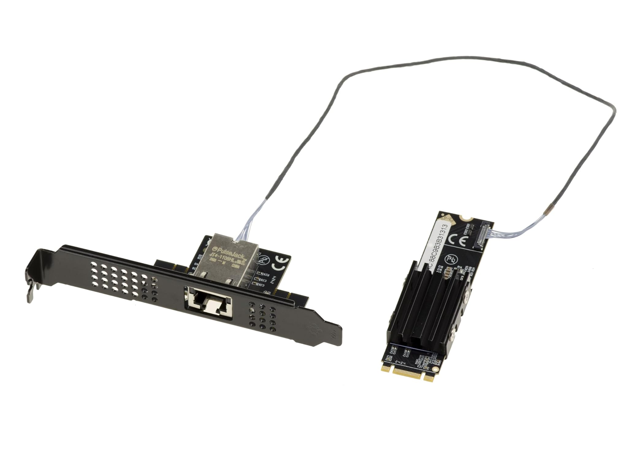 Kalea-informatique Scheda Rete M2 RJ45 10 Gigabit Ethernet