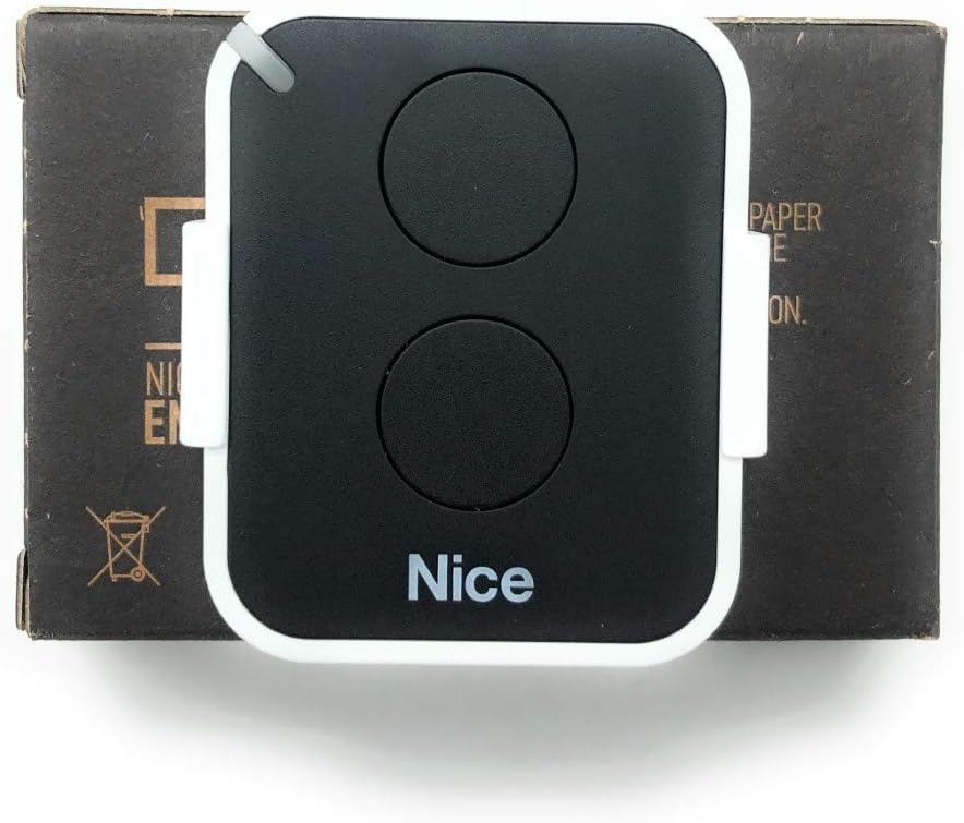 Nice Télécommande ERA ONE2, 2 Canali, Noir/Blanc - immagine 3