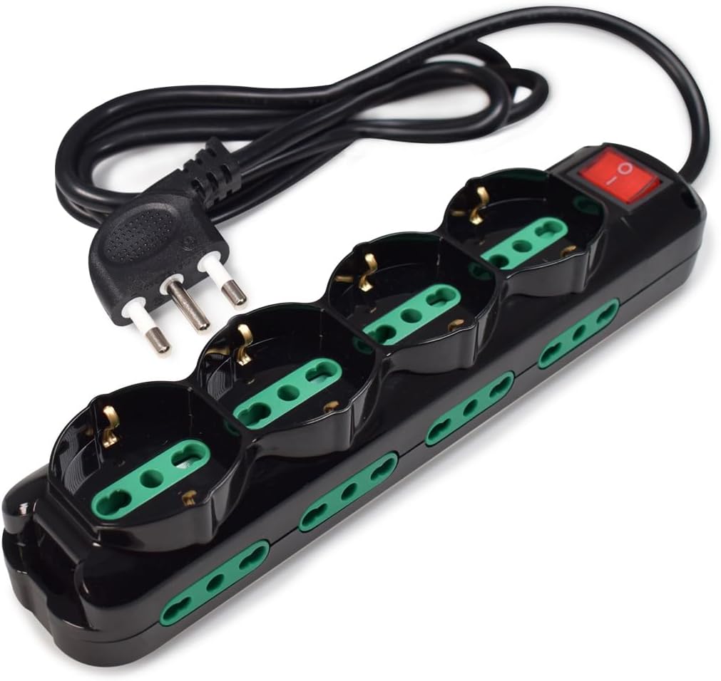 Tecnoware Power Systems Multipresa Power Cleaner 12, Nero - immagine 1